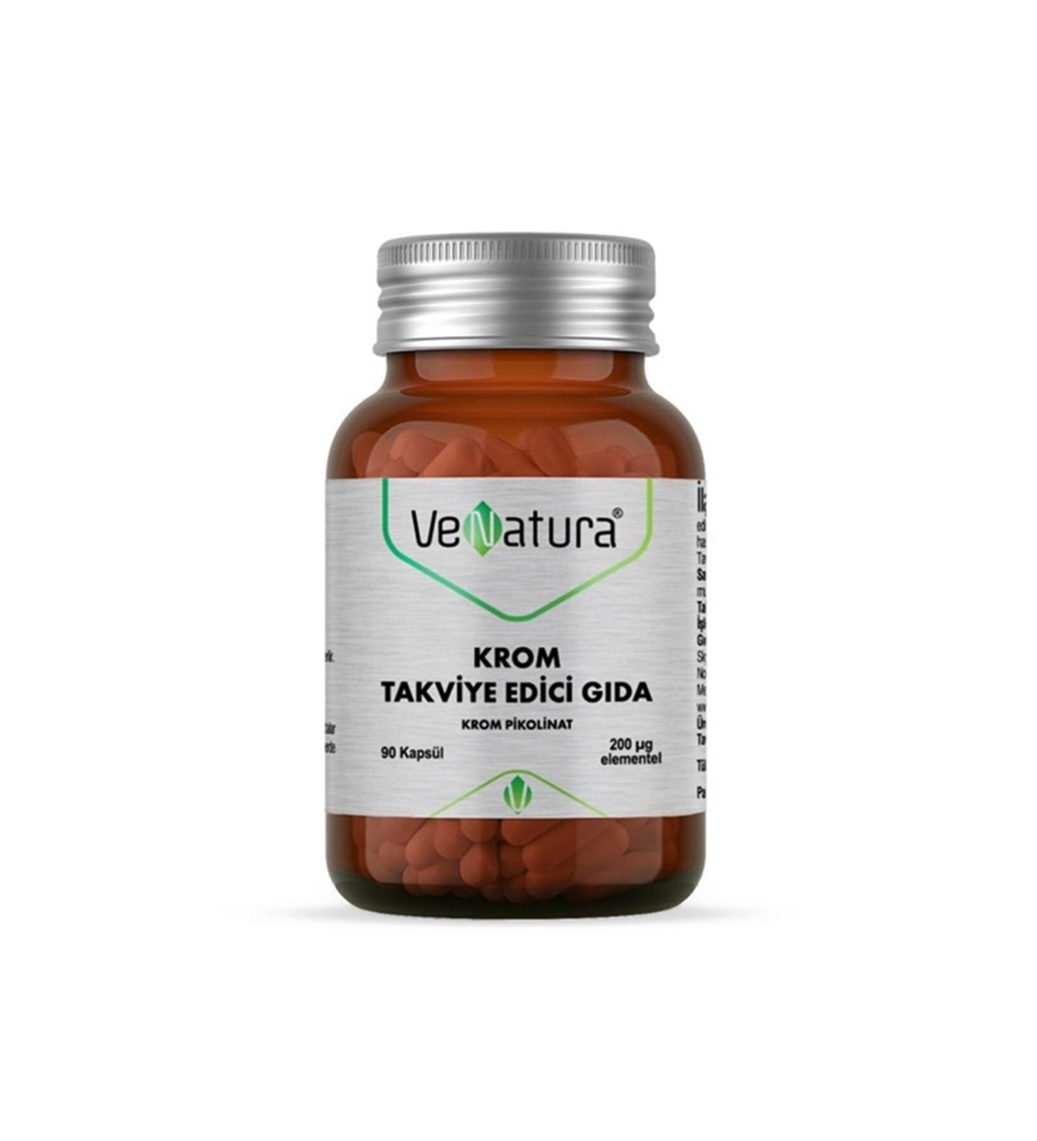 Venatura Chromium Food Supplement 90 Capsules -(expiration:06/2025)