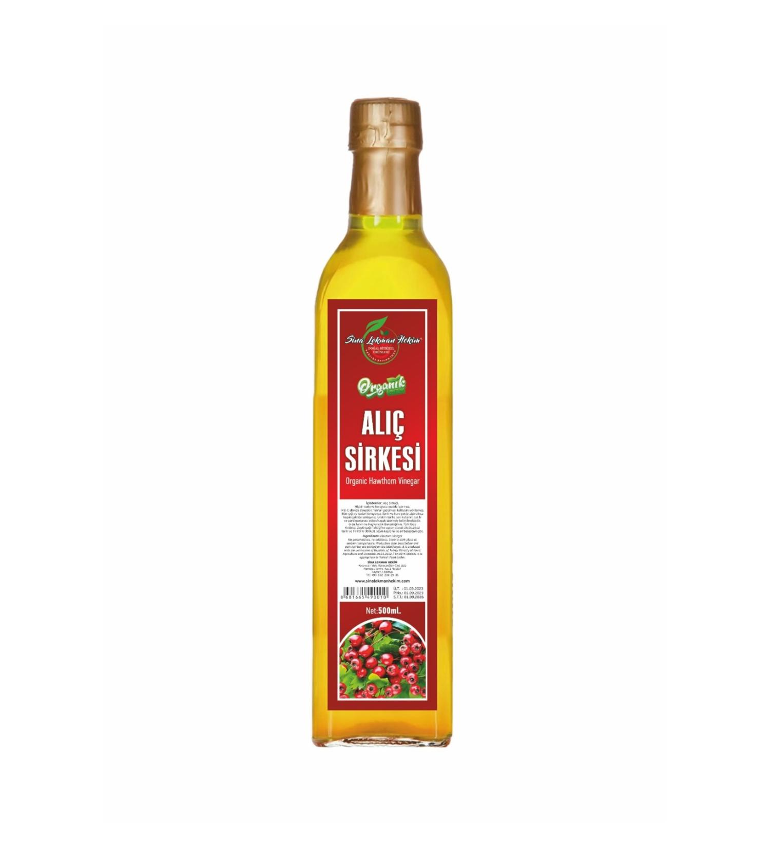 SINA LOKMAN HEKIM Hawthorn Vinegar 500 mL 0 Pure Natural Product