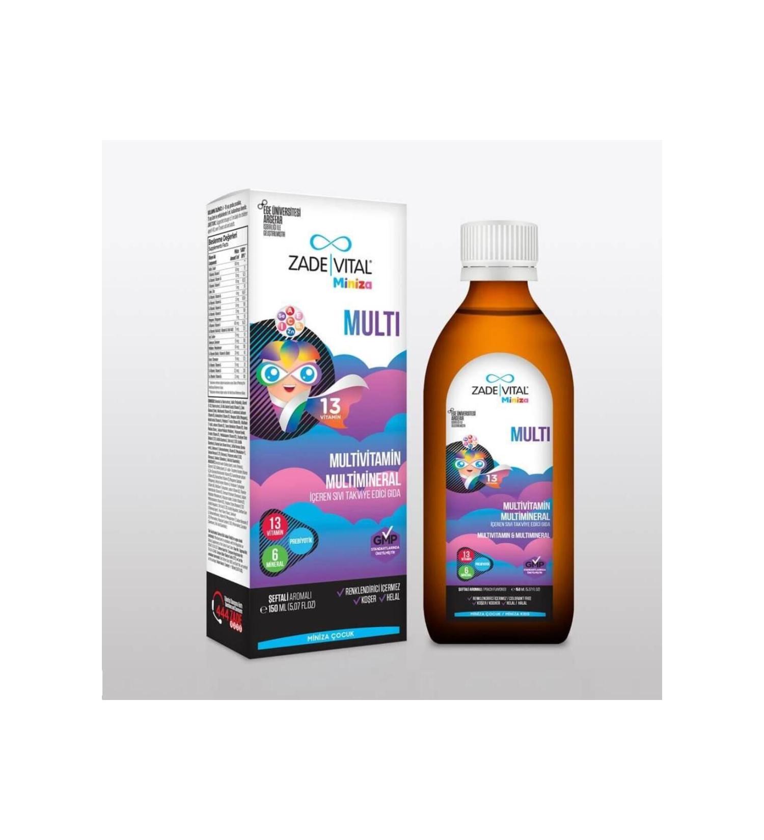 Zade Vital Miniza Child Power Propolis Black Cumin (2 Boxes) 300ml - Buy Online on GoSupps.com
