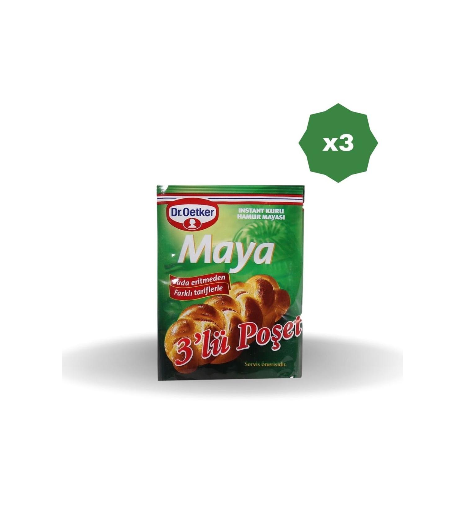 Dr. Oetker DR.OETKER INSTANT YEAST TRIPLE 30 GR X 3 PIECES