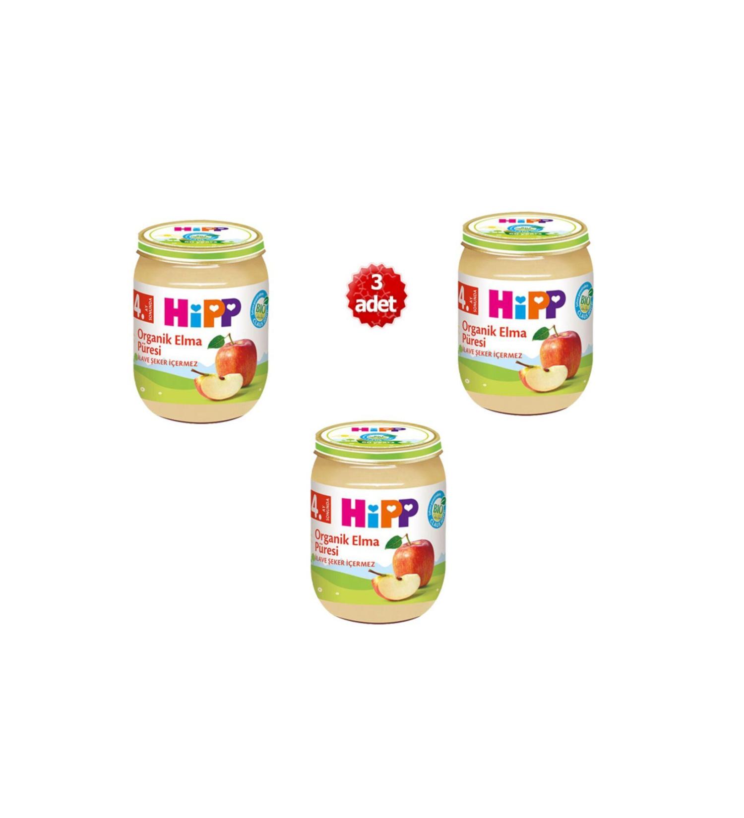 Hipp Organic X 3 Apple Puree 125gr