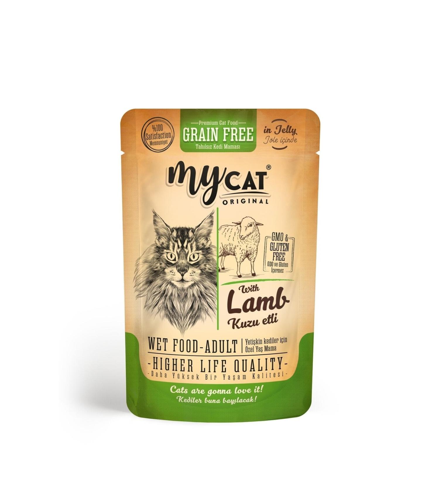 My Cat Mycat Lamb Pouch 85gr 24pcs