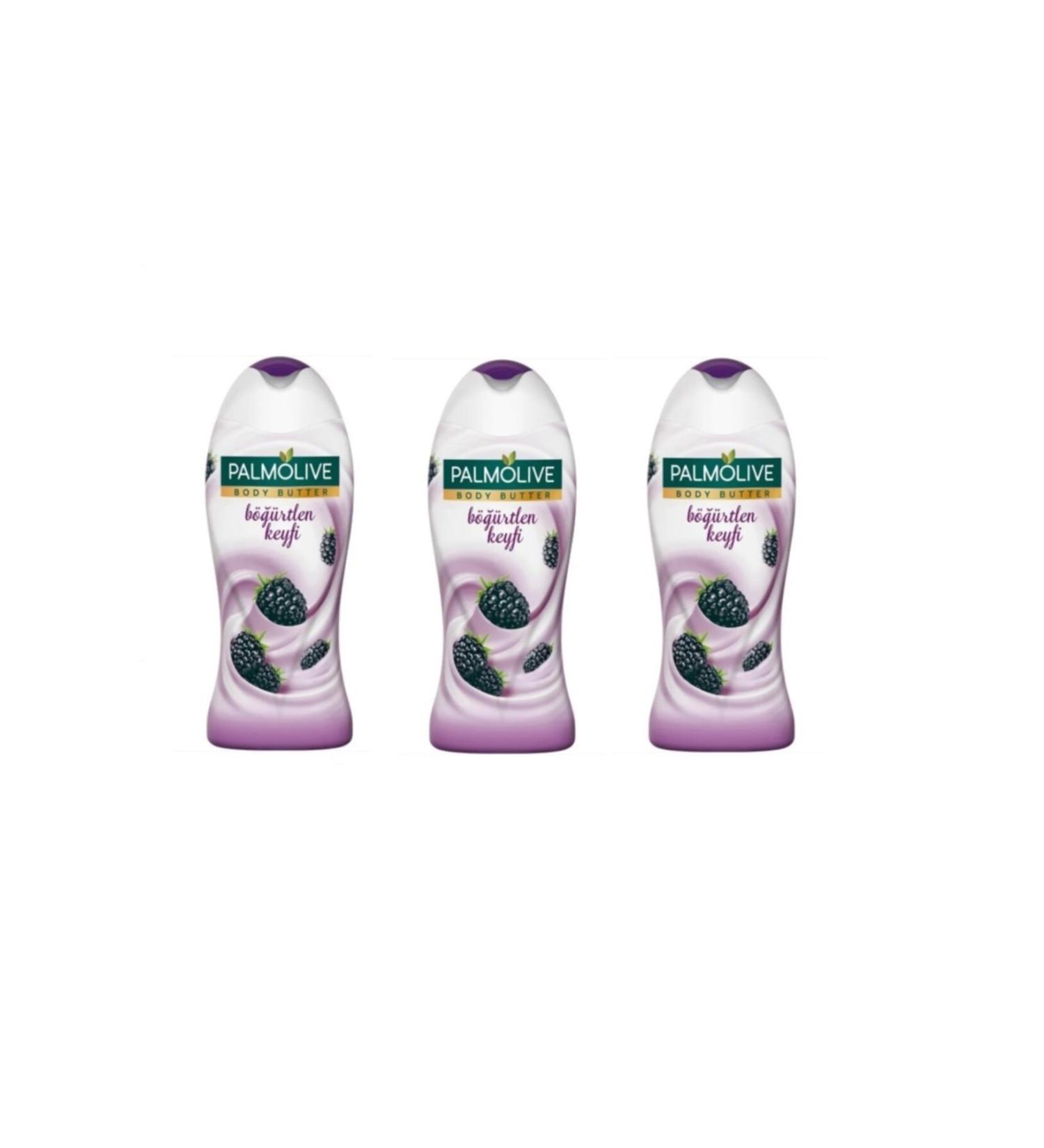 Palmolive Shower Gel Body Butter Blackberry Pleasure 500 Ml X 3 Pieces