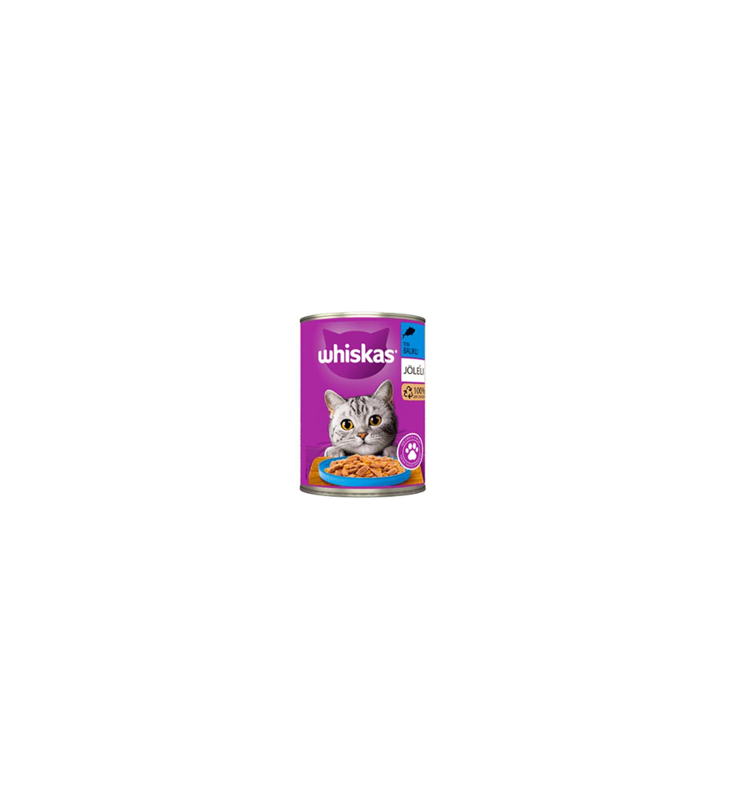 Whiskas Pouch Adult Cat Canned Food with Salmon in Sauce 6 Pieces 85 gr