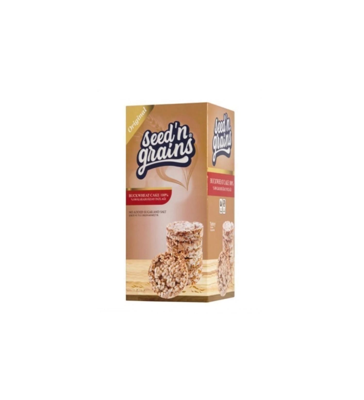 Fit Grains Gluten Free 0 Buckwheat Puffs 120 Gr. (12 PIECE)