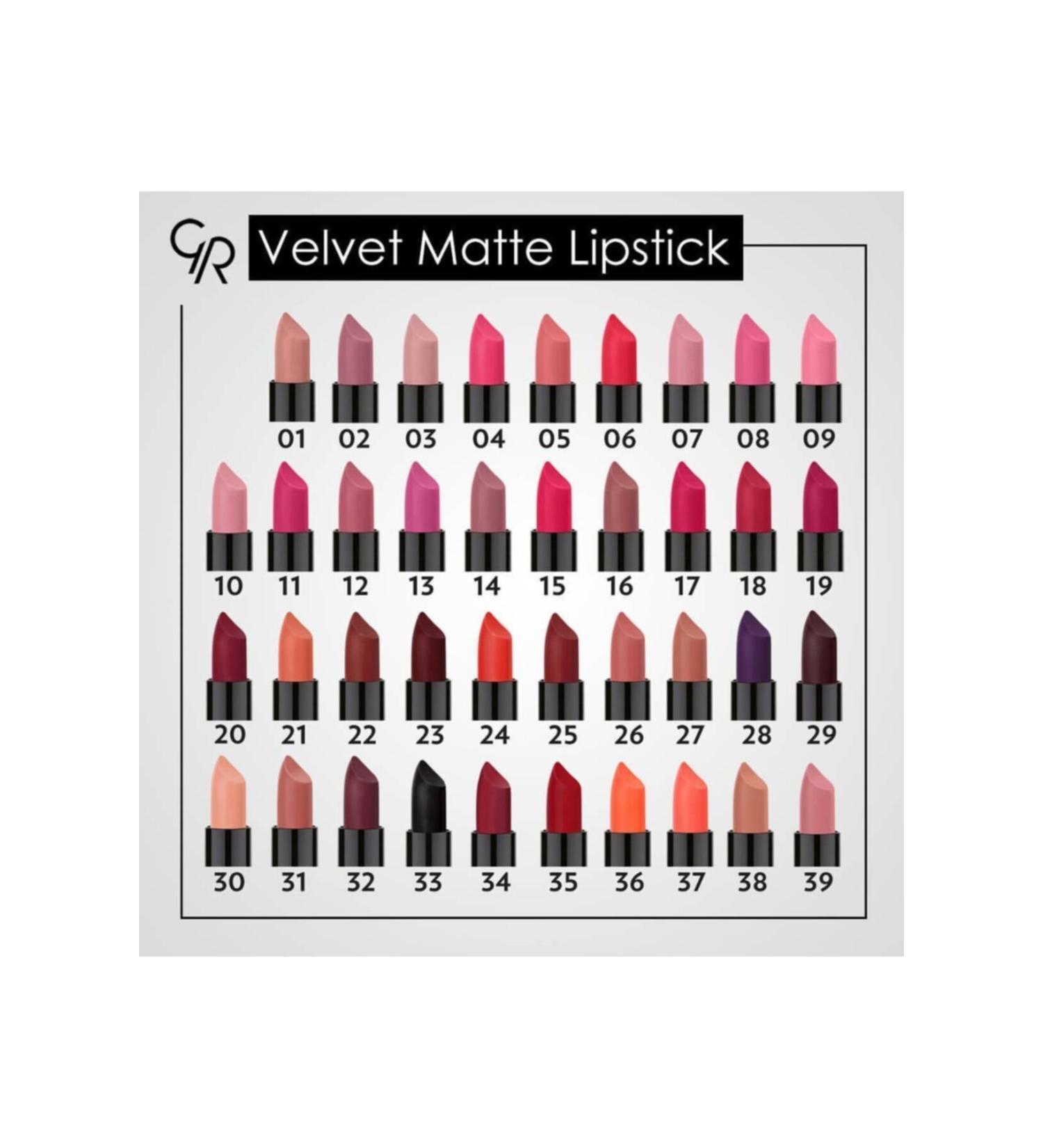 Golden Rose Velvet Matte Lipstick No: 26