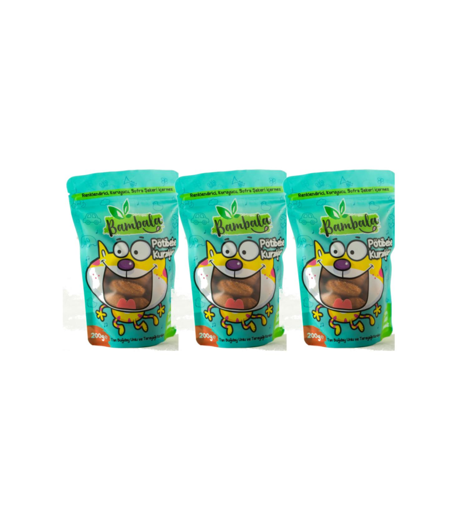 Bambala P tibebe 3x200g Large Pack Biscuit