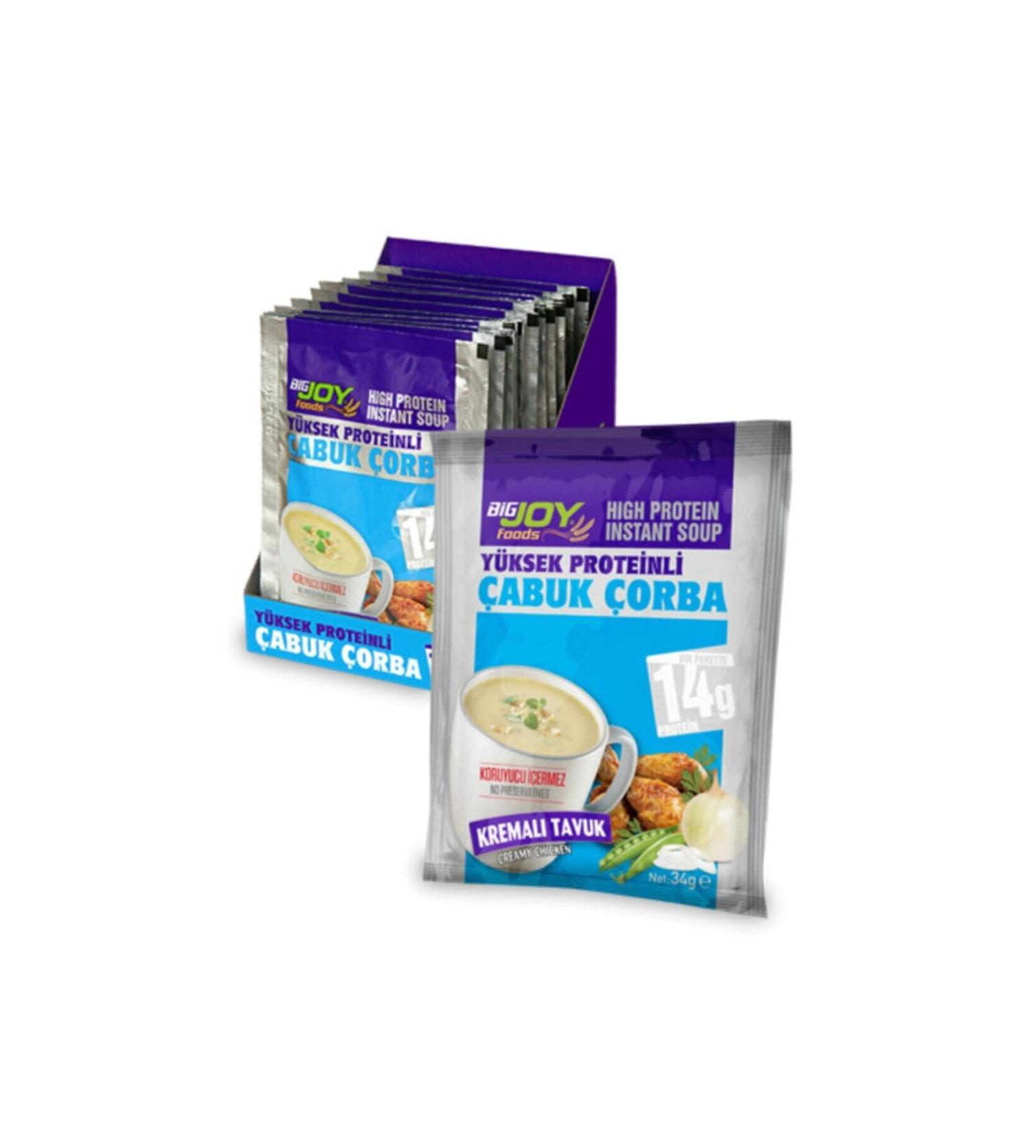 Bigjoy Vitamins Protein Ready Soup - Creamy Chicken 34 gr