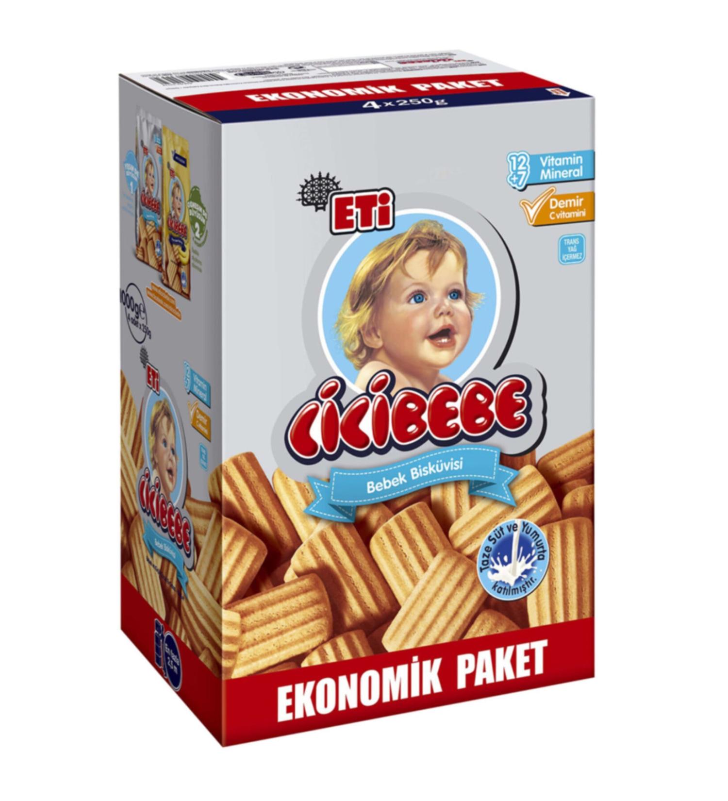 Eti Cicibebe Baby Biscuits 1000 gr 3 Pieces