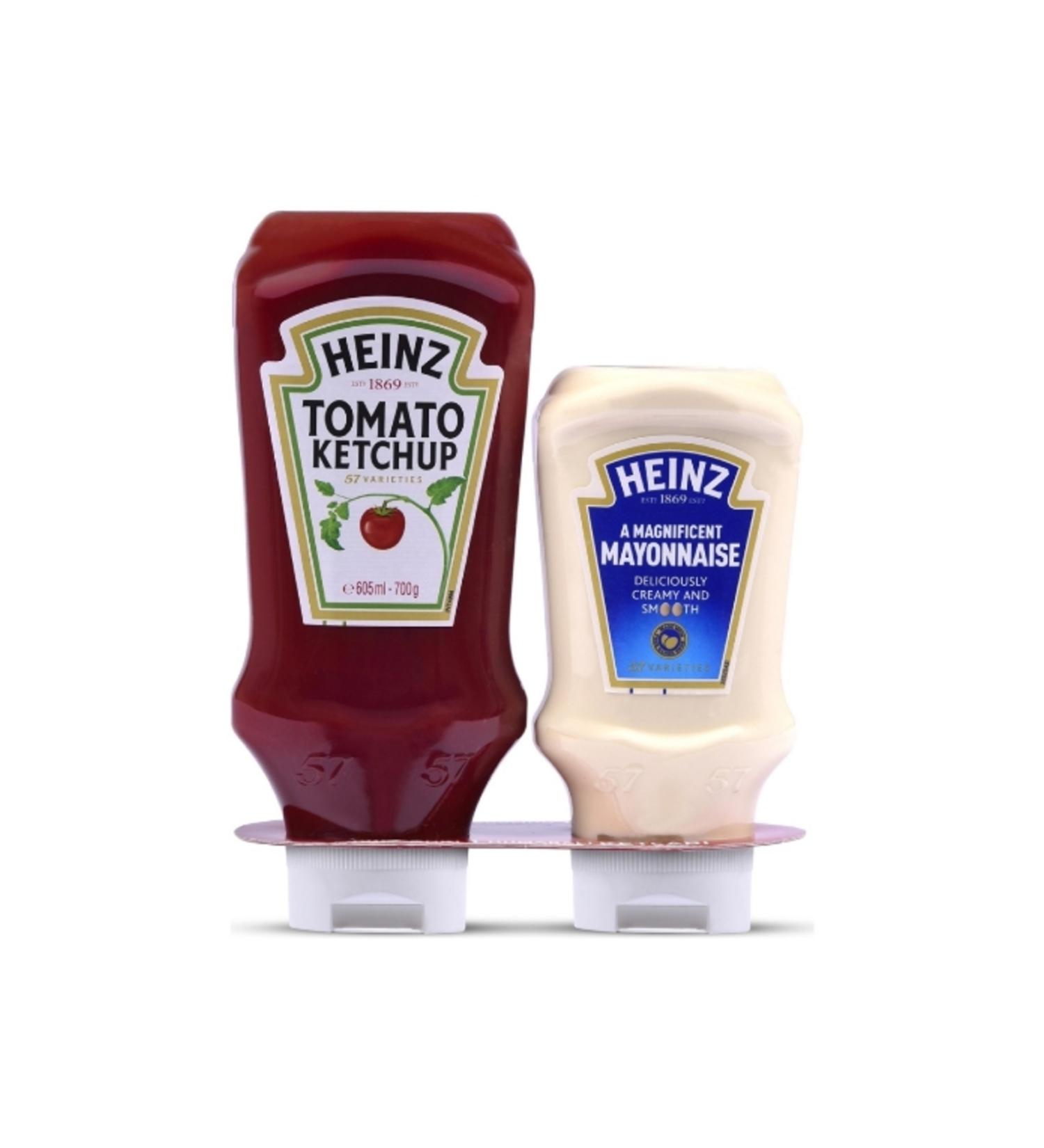 Heinz Ketchup 570 G. Mayonnaise 400 G.