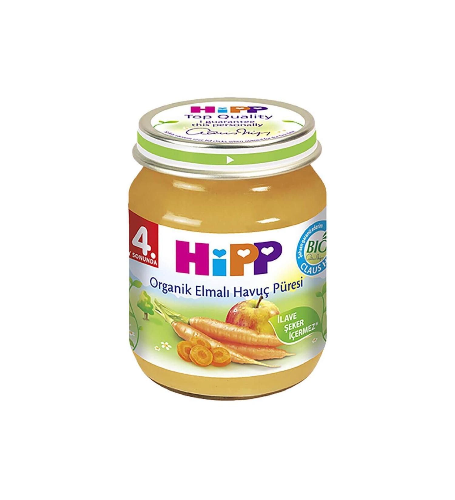 Hipp Jar Organic Blueberry Apple Puree 125gr 6-Pack