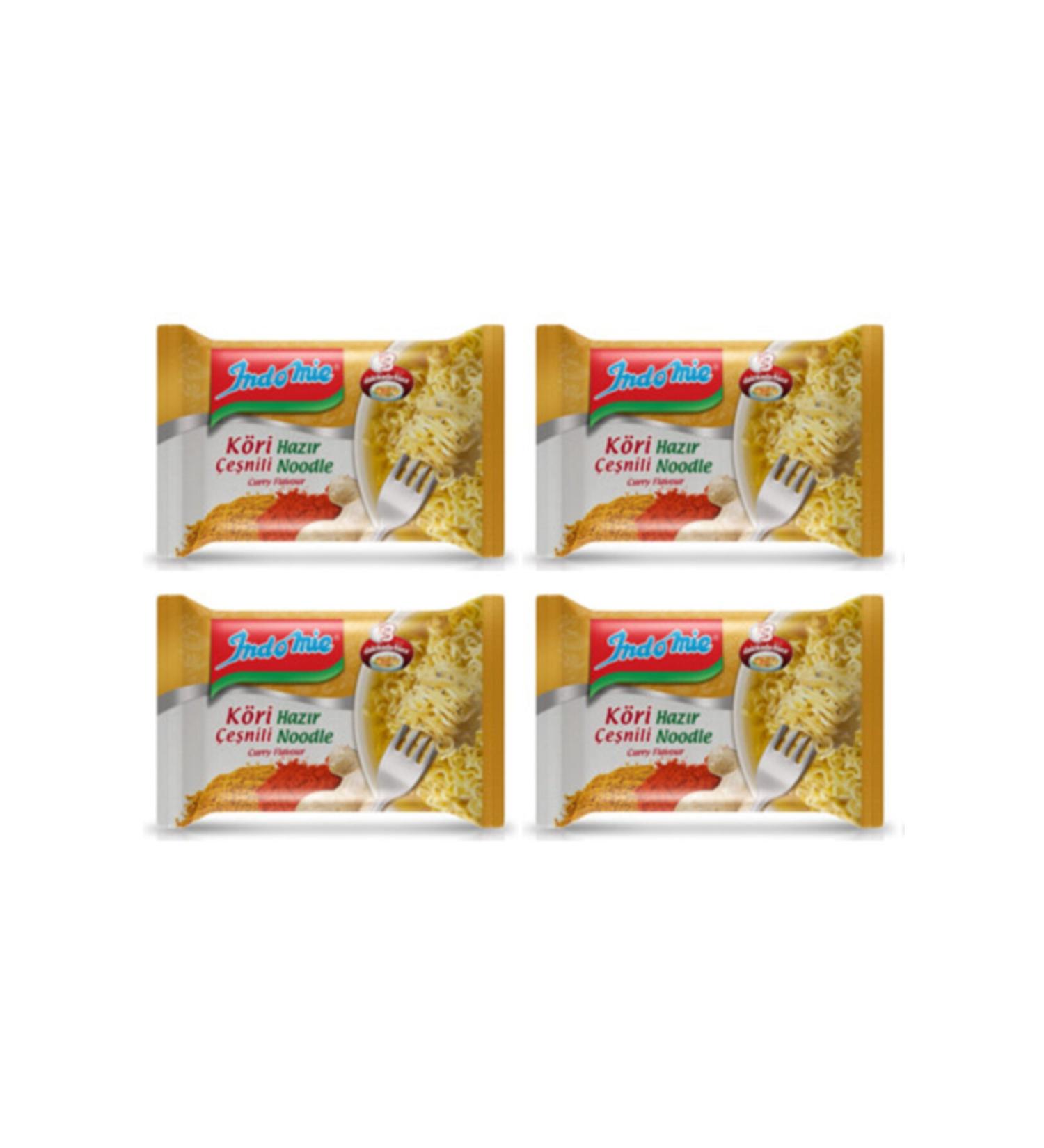 Indomie Indomie Curry Flavored Instant Noodles 4 Pieces