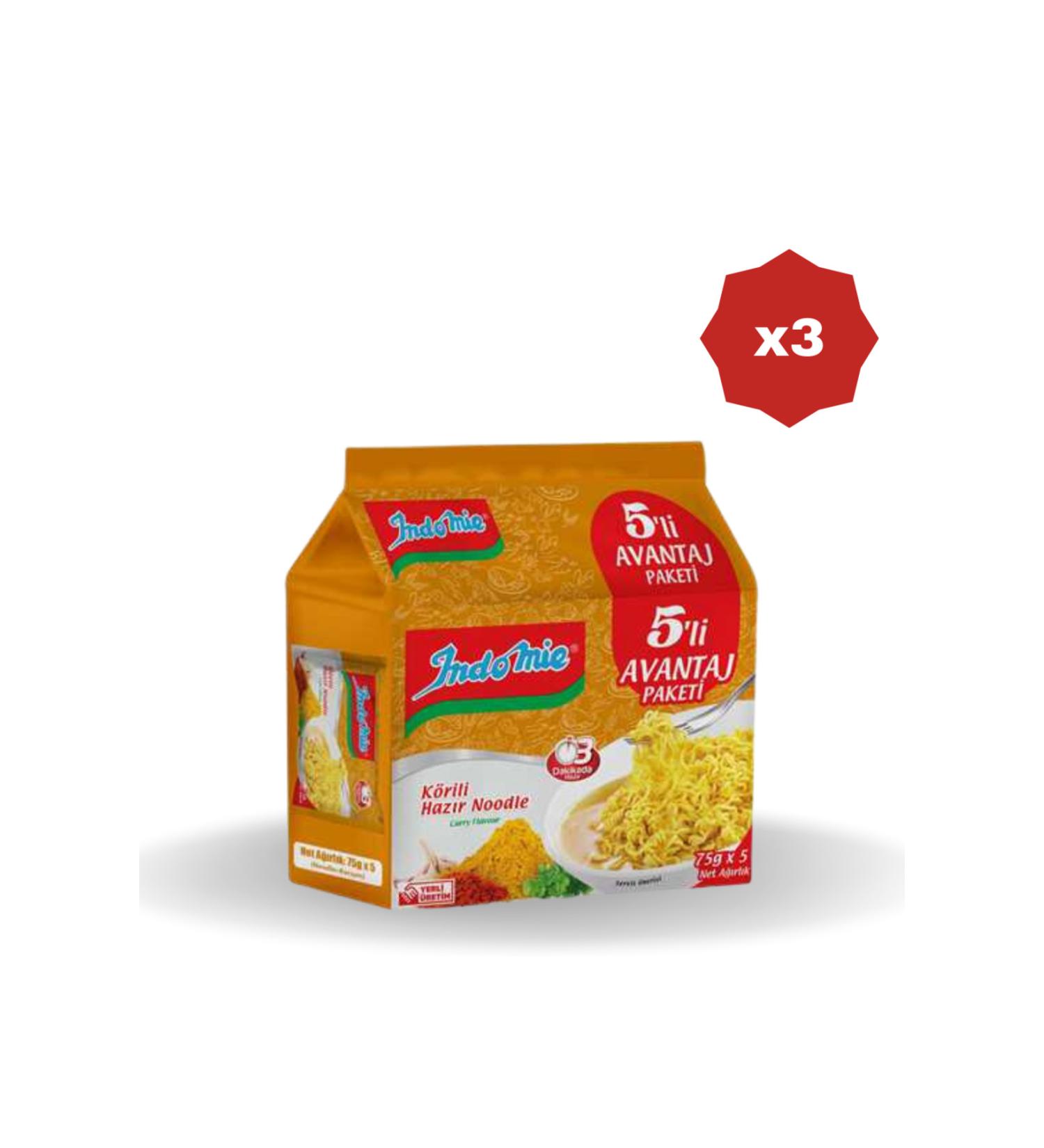 Indomie Indomie Instant Noodle 5 Pack Curry 75G