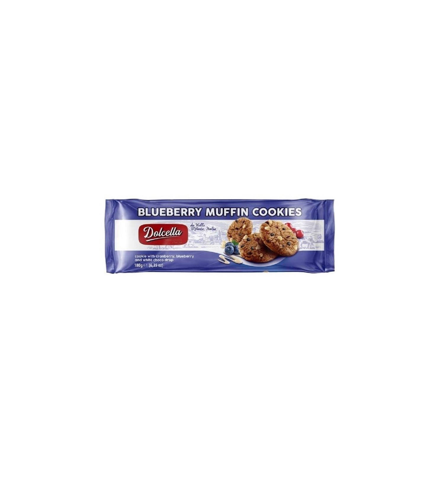 Dolcella Blueberry Cookies 180 Gr. (1 Box)