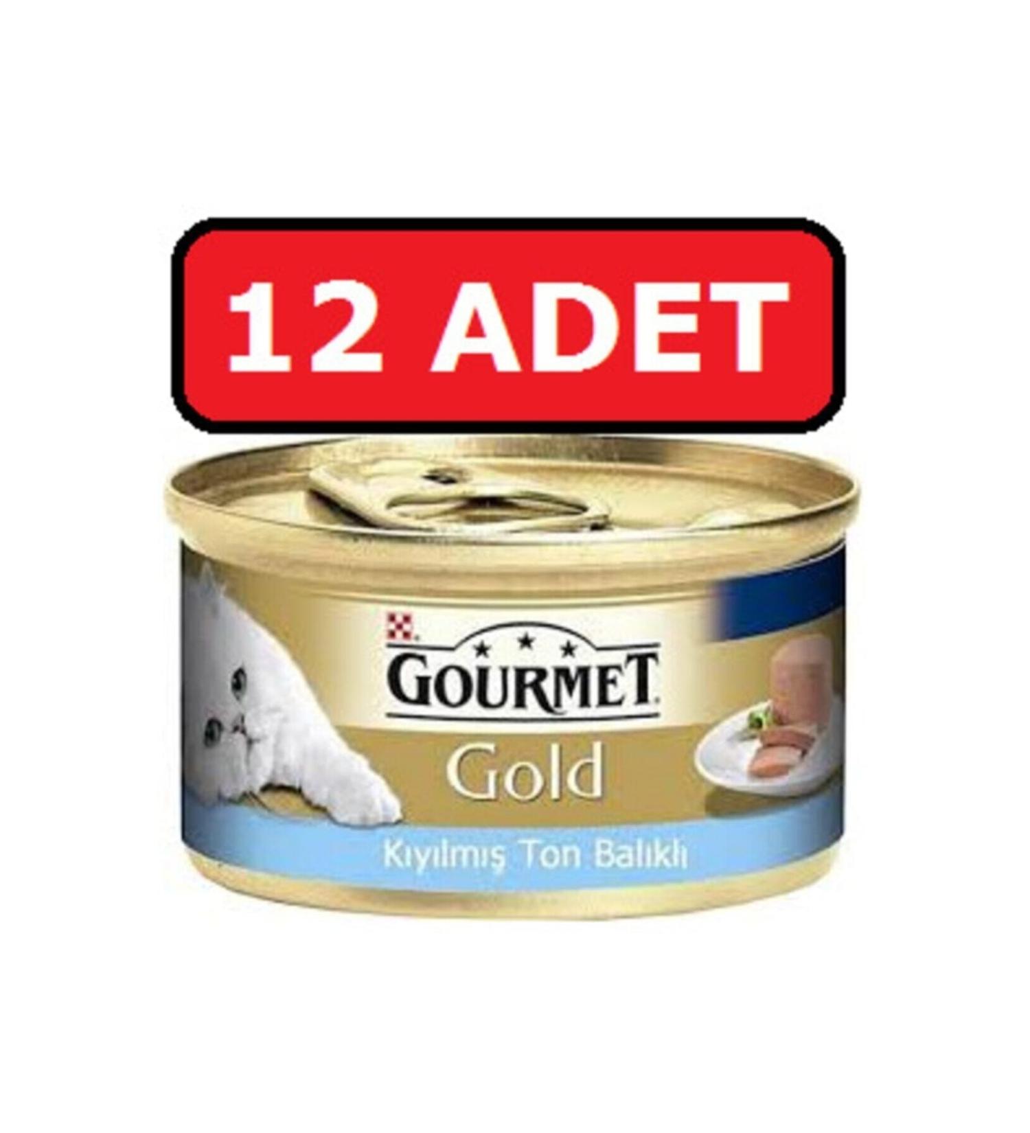 Gourmet Gold Canned Tuna Cat Food 85 gr 12 Pieces
