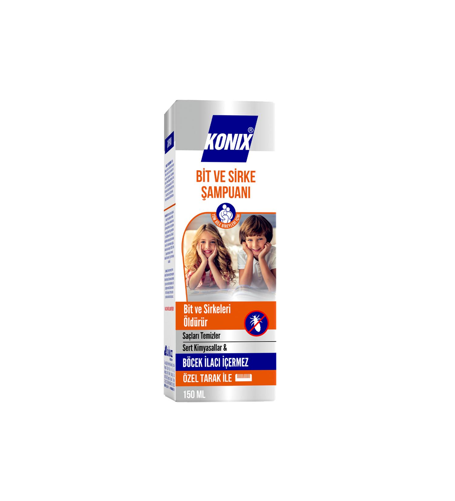 Konix Lice and Vinegar Shampoo 150 Ml