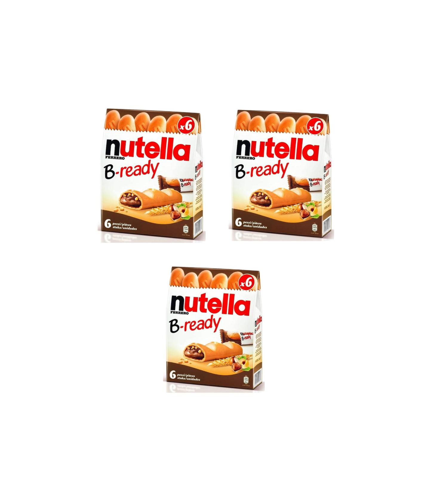 Nutella B-Ready 132 Gr. (3 Packs)