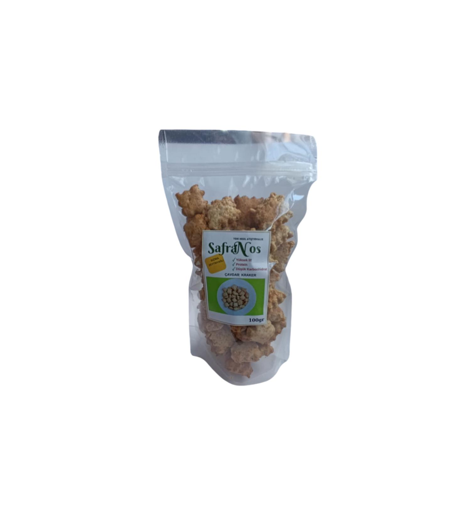 Safrankoy Extra Virgin Olive Oil Protein Crackers 100gr 3