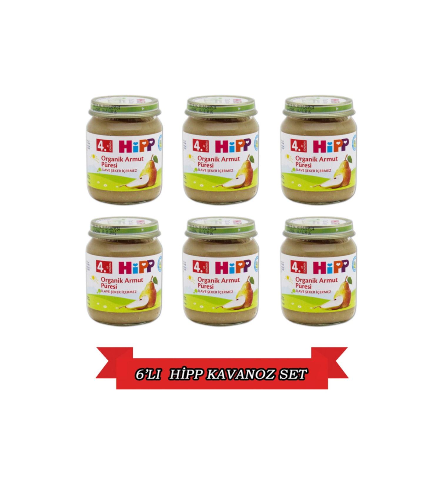 Hipp Jar Organic Pear Puree 125 gr 6-Pack