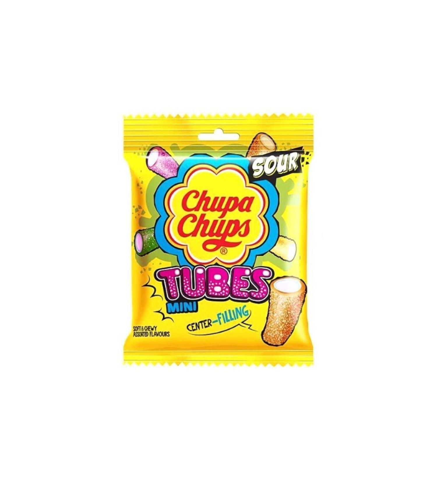 Chupa Chups Sour Tubes Mixed Fruit 85 G