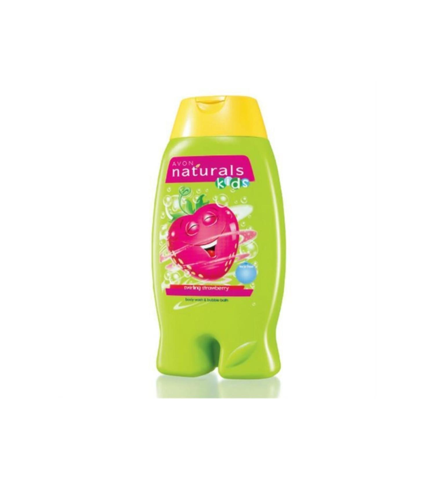 Avon Strawberry Scented No-Tears Shampoo and Conditioner 250 Ml.