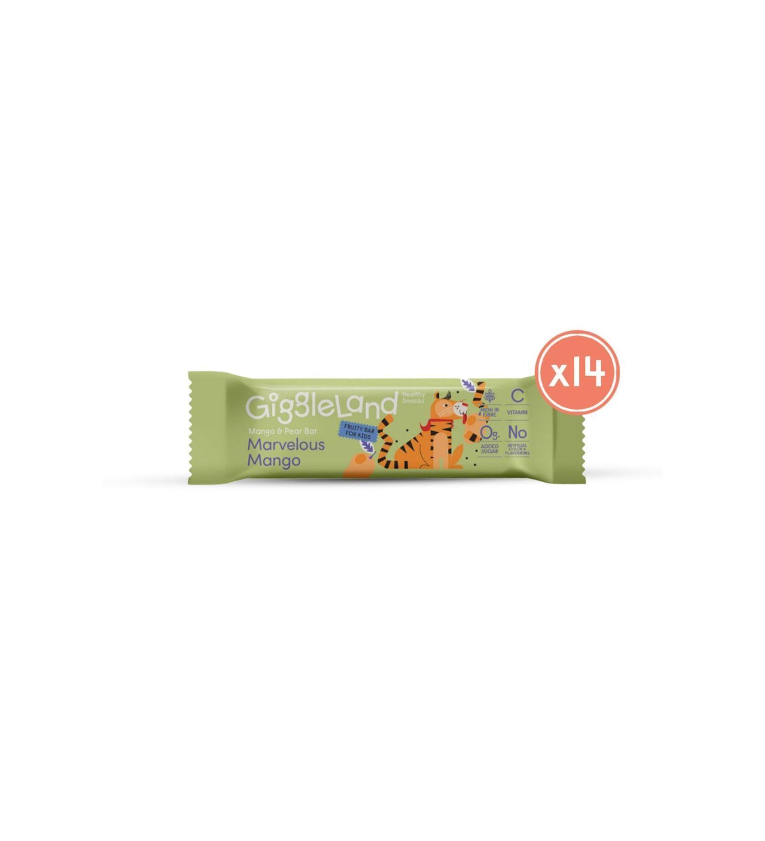 GiggleLand Mango Fruit Bar 20 g x 14 pieces