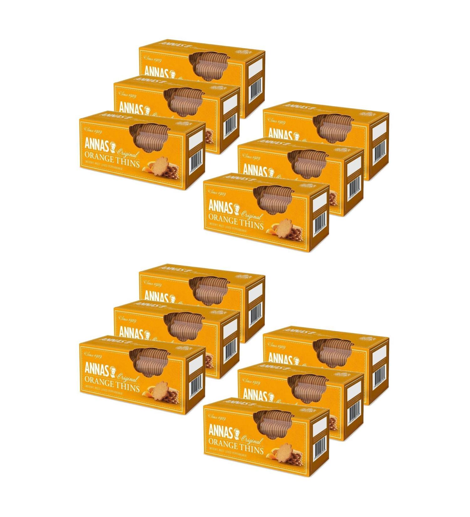 Annas Orange Thins 150gr. X 6 Pieces