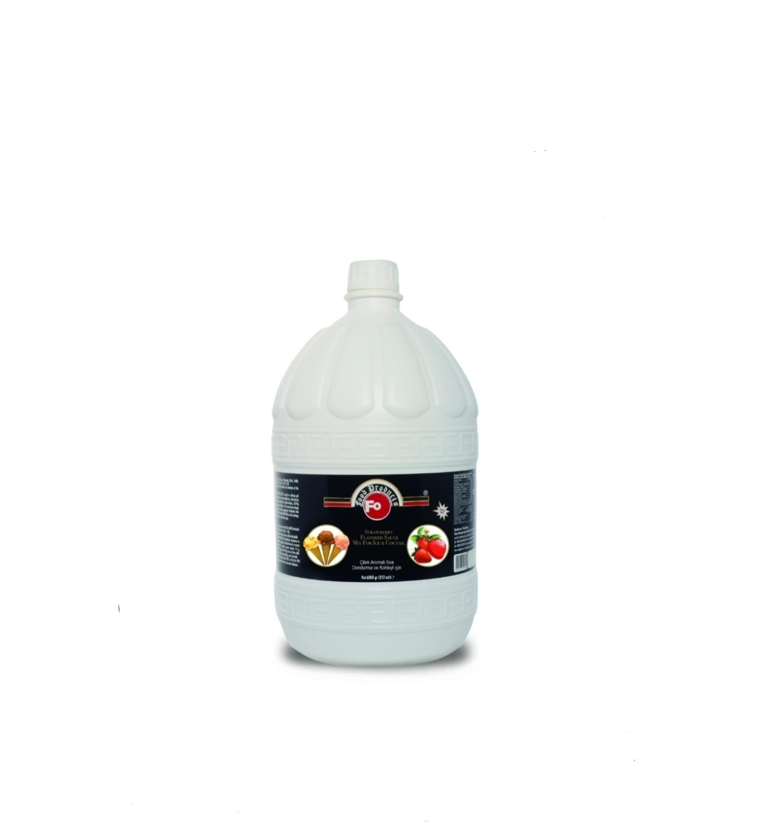 FO Strawberry Flavored Ice Cream Syrup 6 Kg