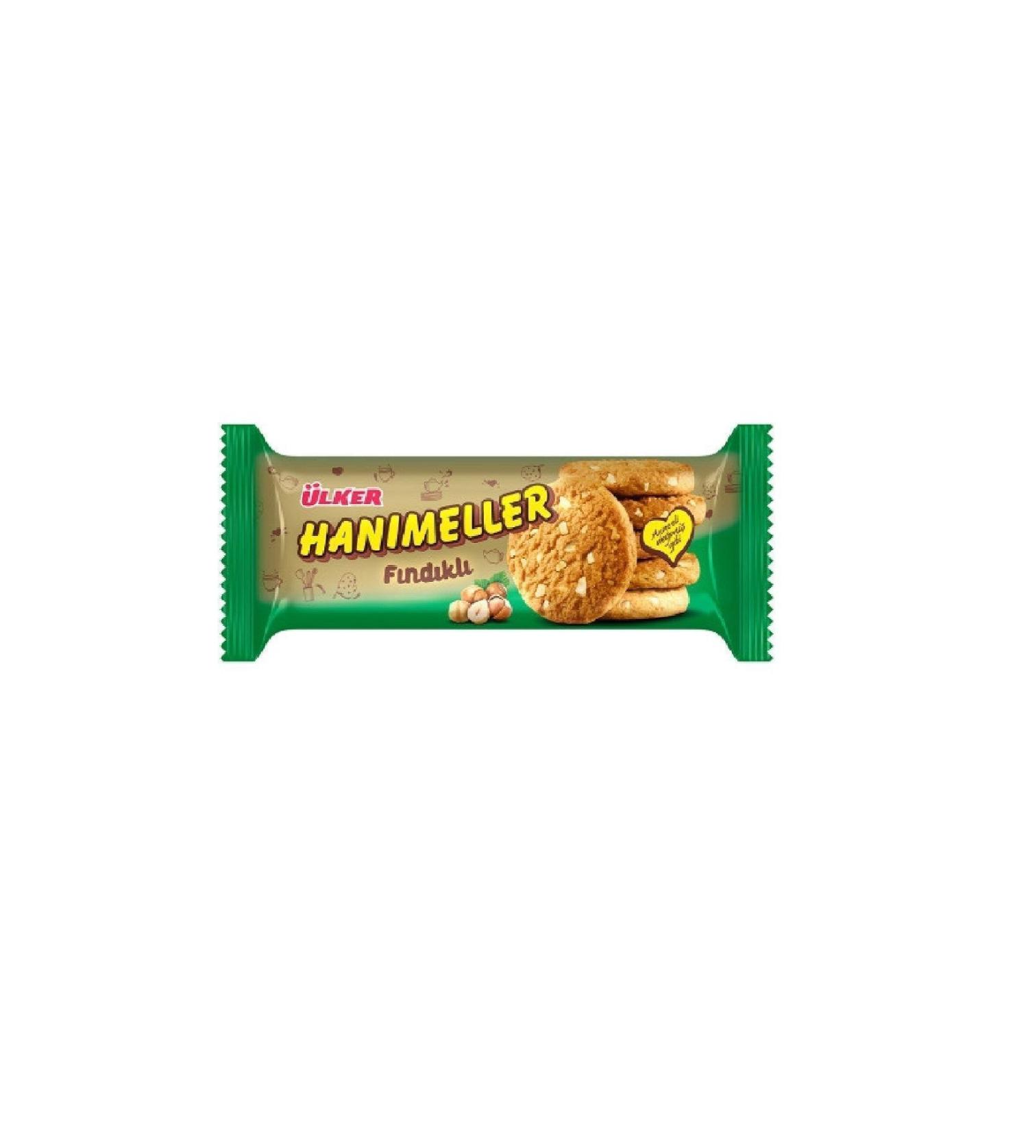 Han meller Hazelnut Biscuits 82 gr 18 Pieces