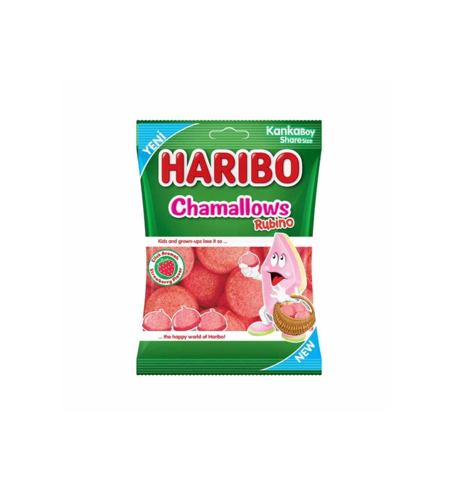 Haribo Chamallows Rubino Strawberry 70 Gr X 5 Pieces