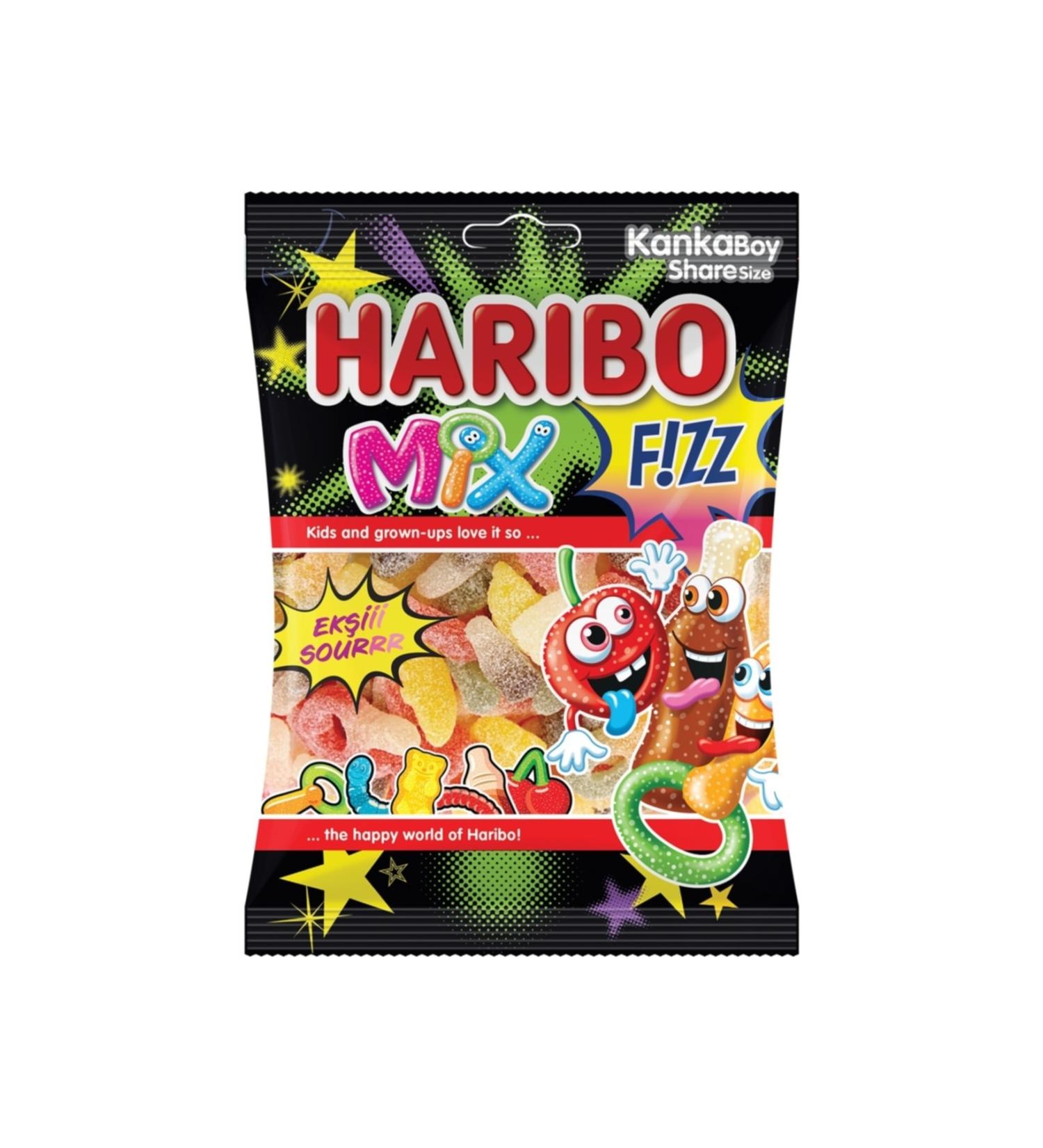 Haribo Fizz Mix 70 Gr*4 Pack
