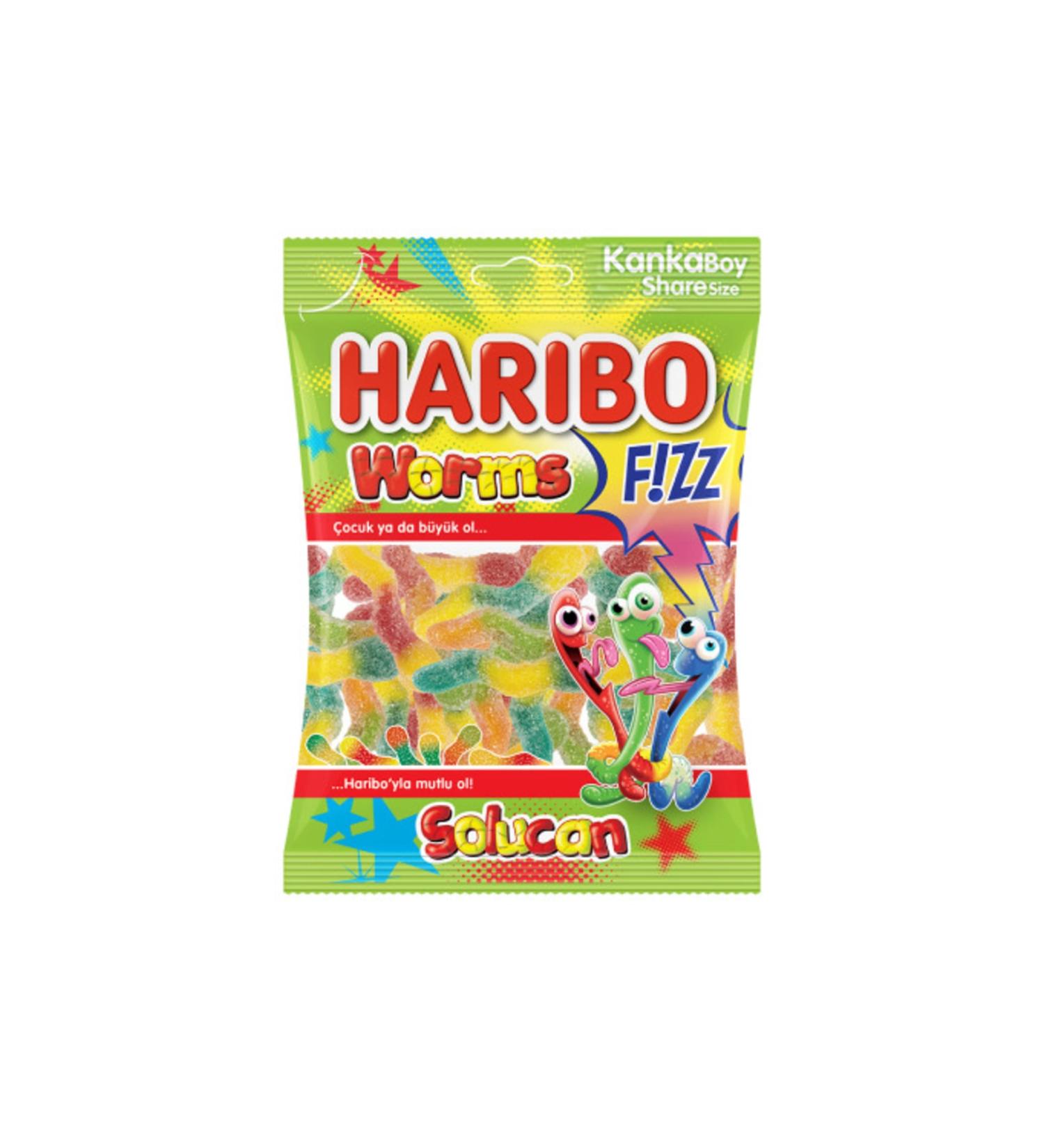 Haribo F zz Worms 70 Gr* 24 Pack