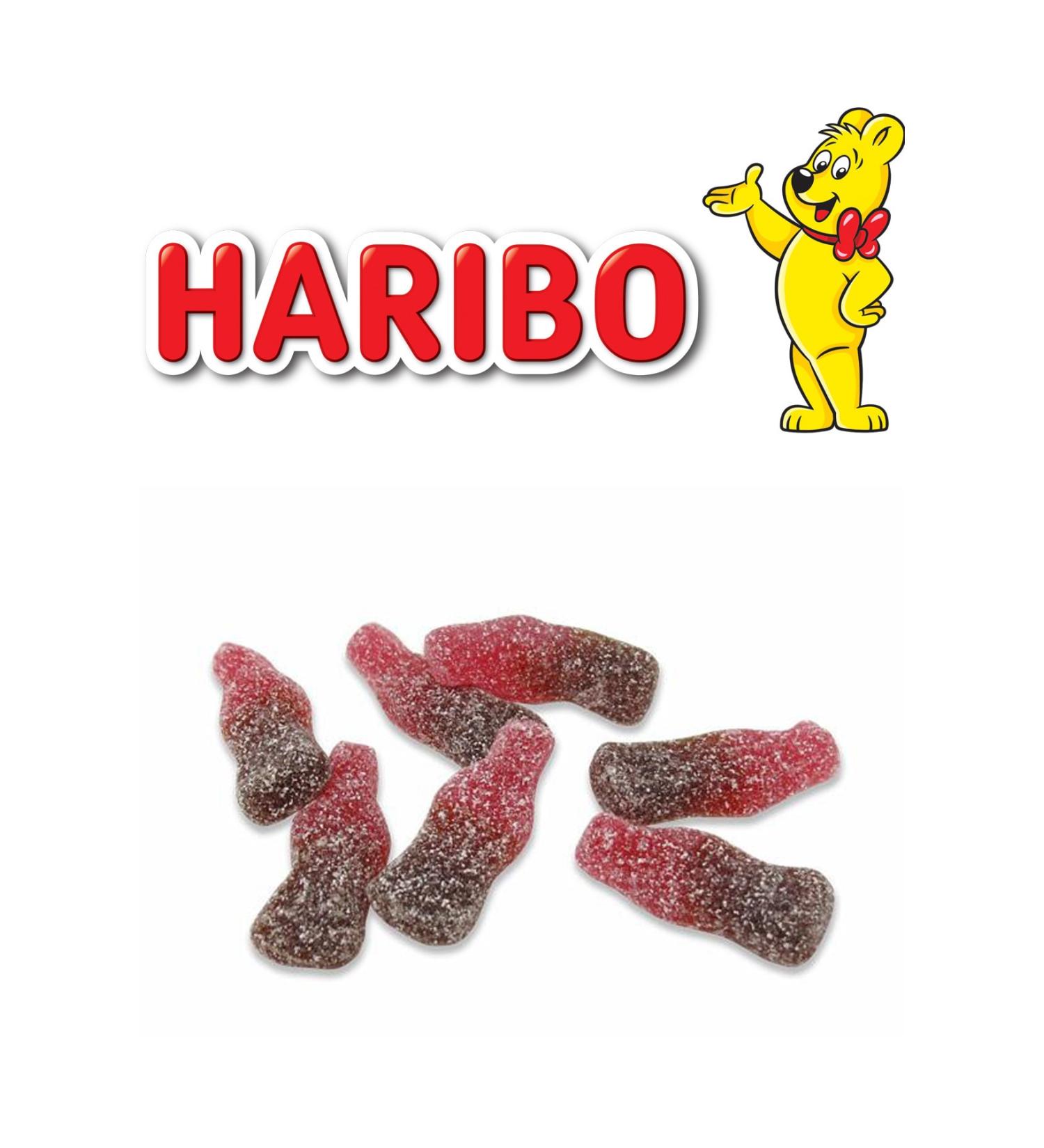 Haribo Sour Cherry Cola Bottle 1 Kg. Jelly - Buy Online on GoSupps.com