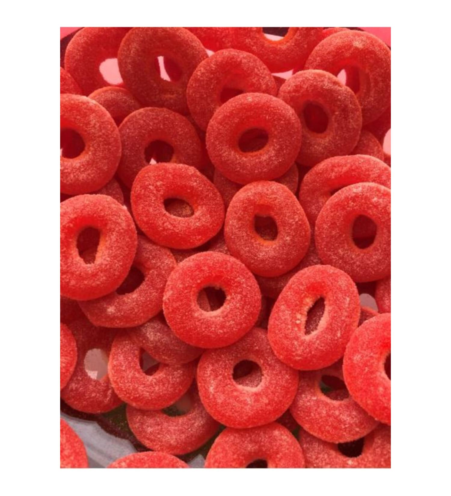 Haribo Strawberry Rings 1 Kg.