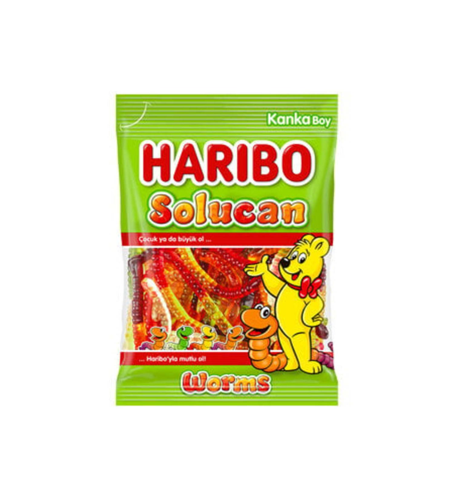 Haribo Worms 80 gr 12 Pieces