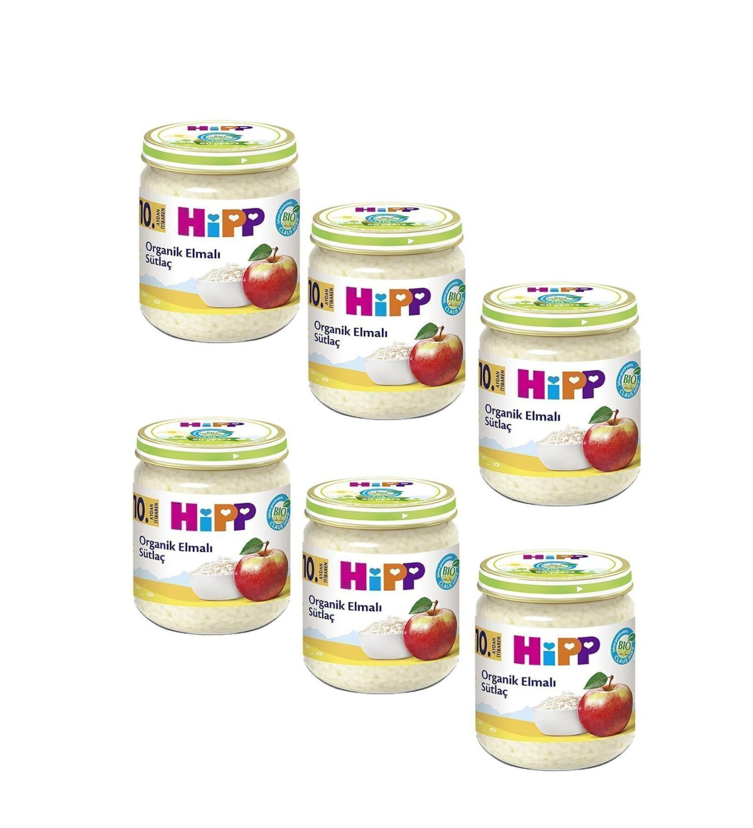 Hipp Organic Apple Rice Pudding 200 gr x 6 Pieces