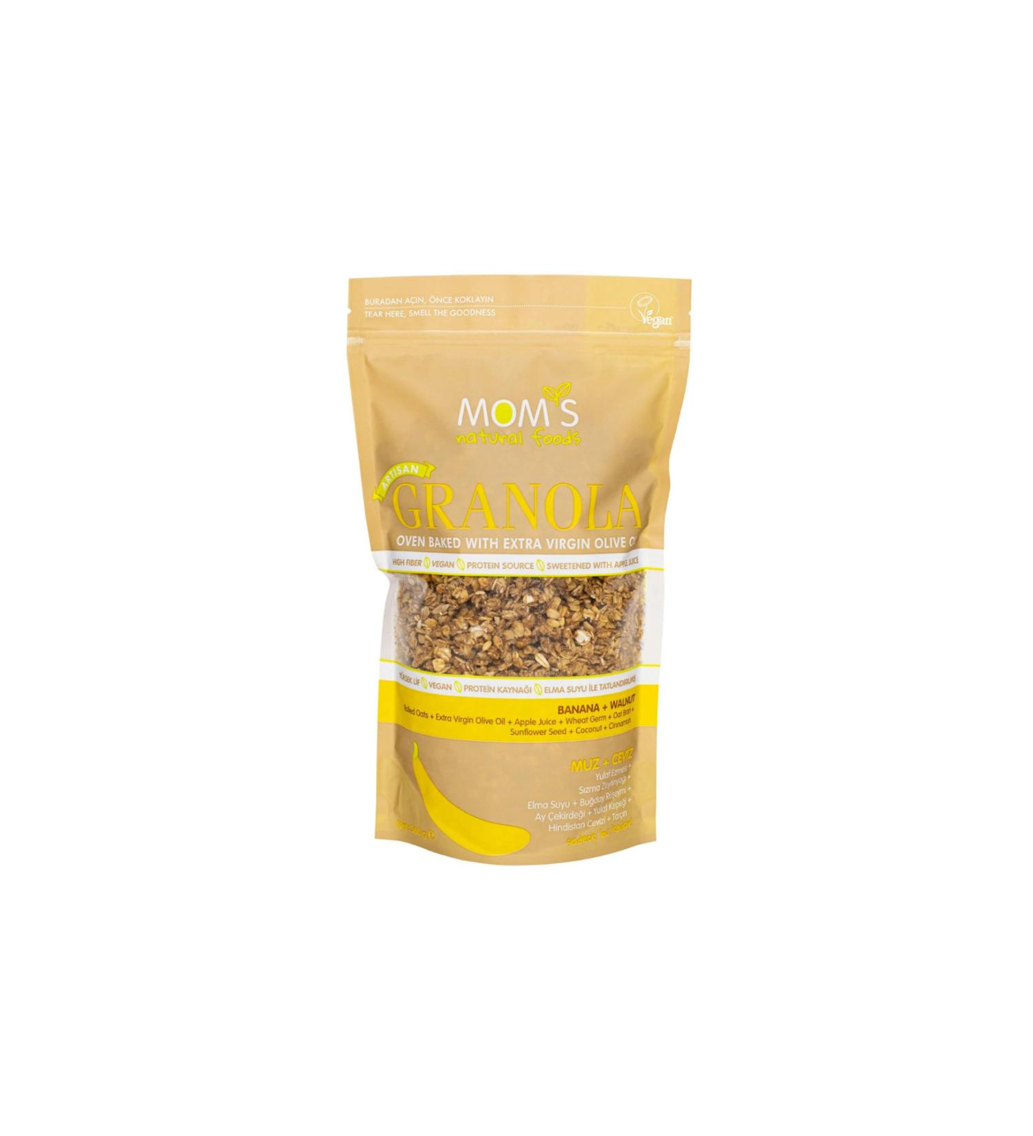 Mom's Natural Foods Mom's Granola Banana Walnut 360 gr