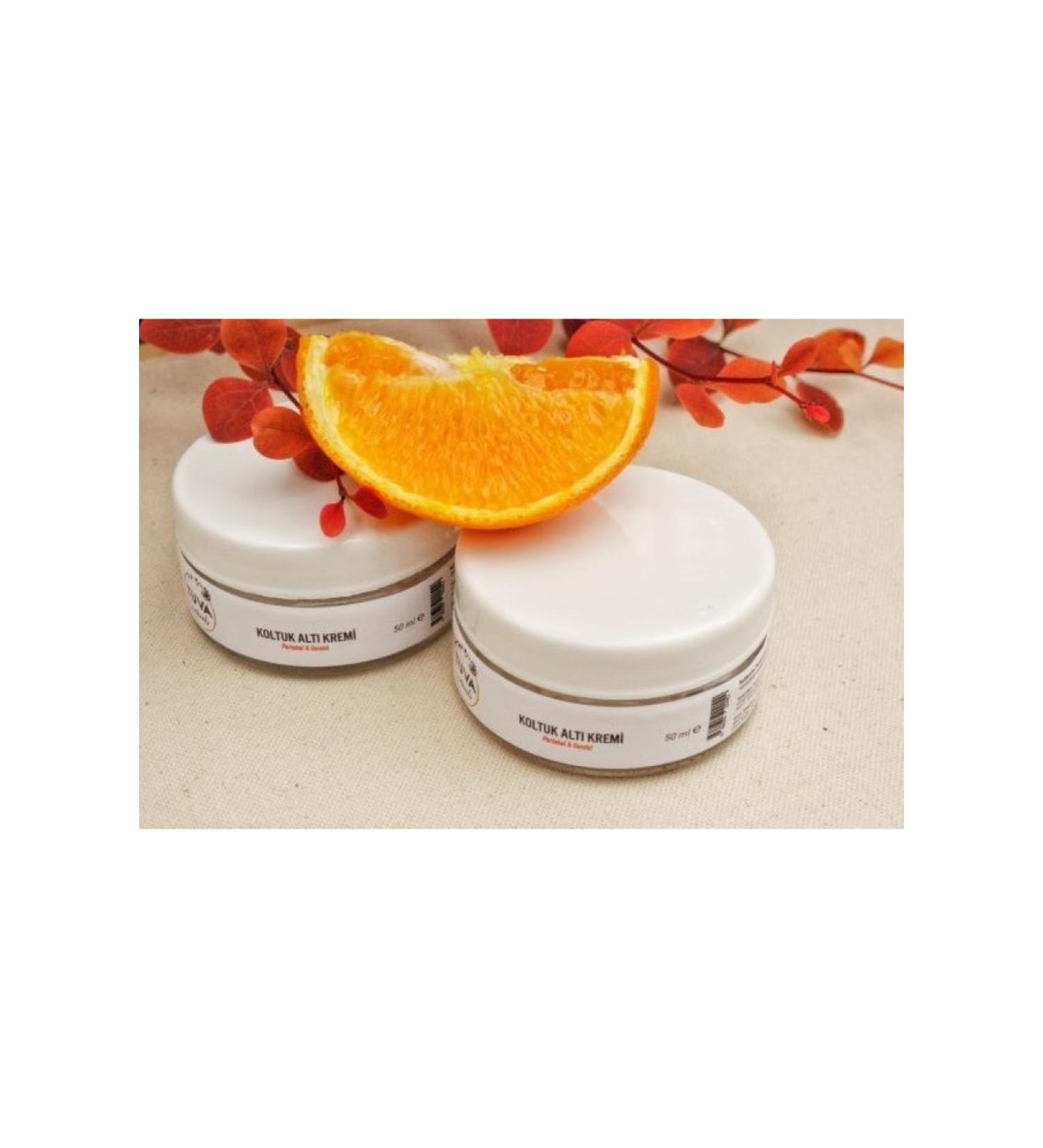 Tuva Naturals Natural Underarm Cream / Deodorant Orange Sandalwood - 1 Piece X 50 ml