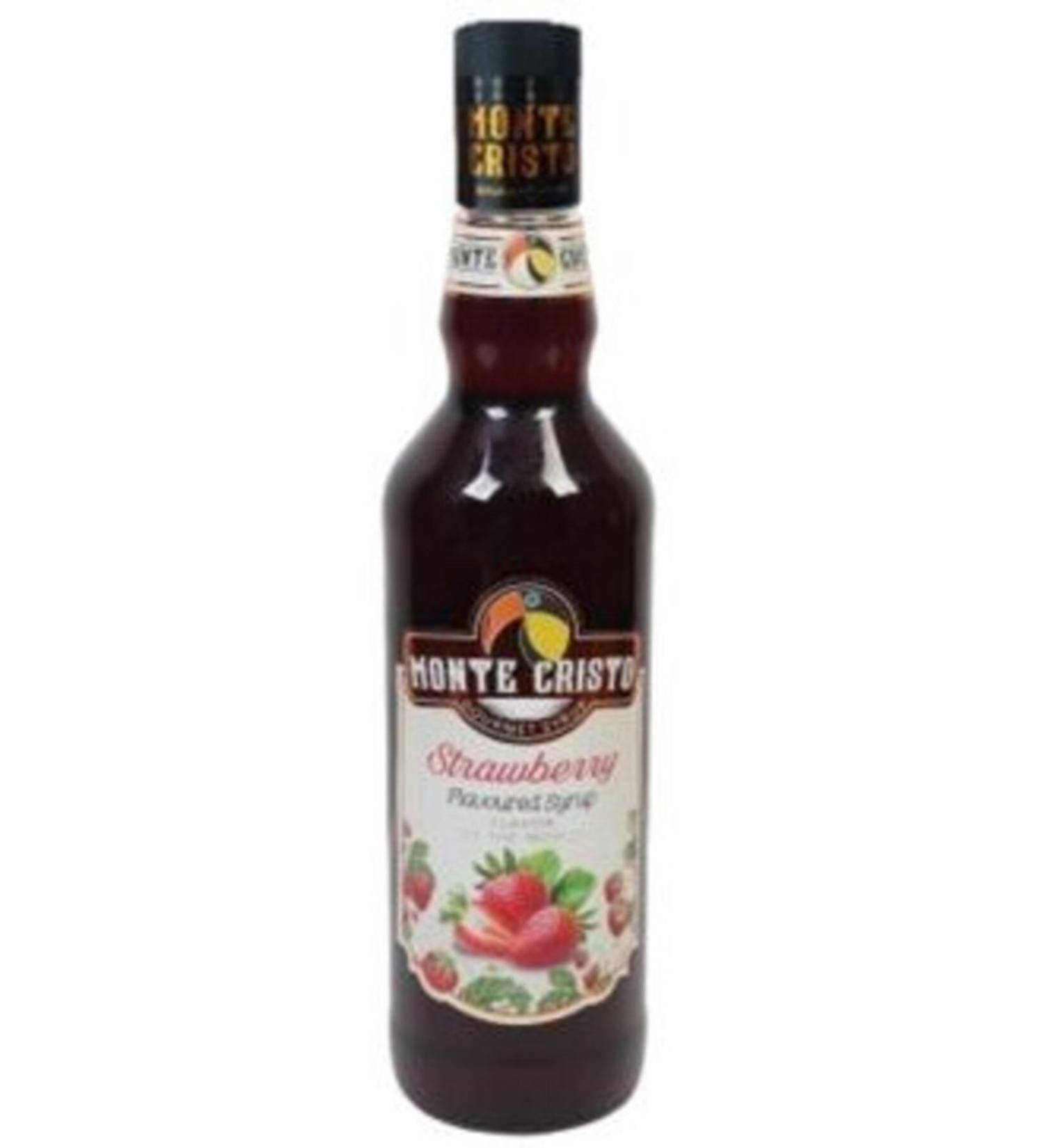 Montecristo Strawberry Flavored Syrup 70 cl