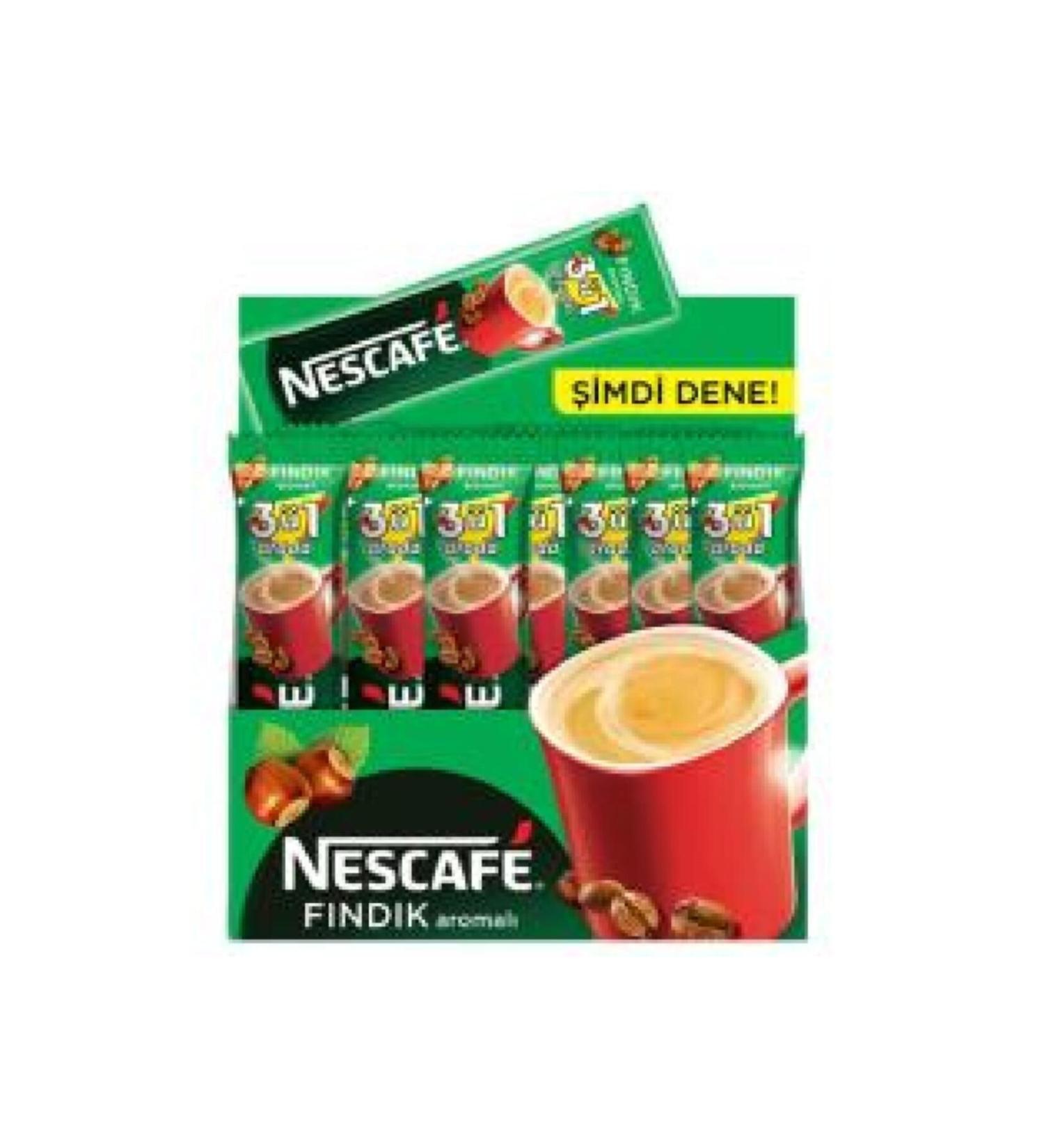 Nescafe 96 Pieces 3 in 1 Hazelnut 17 gr