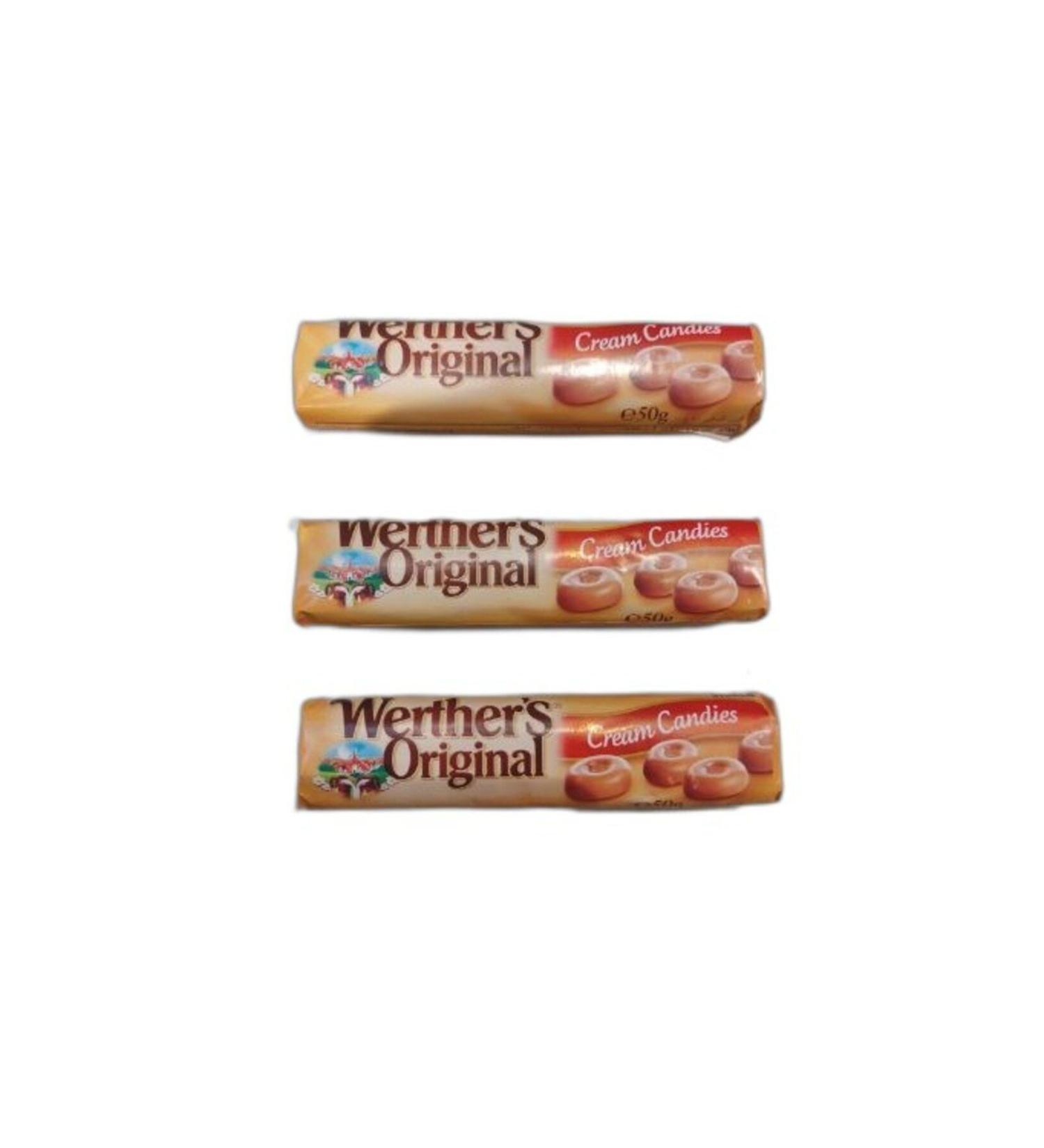 Storck Werther's Original Cream Candies 50gr x 3 Pieces