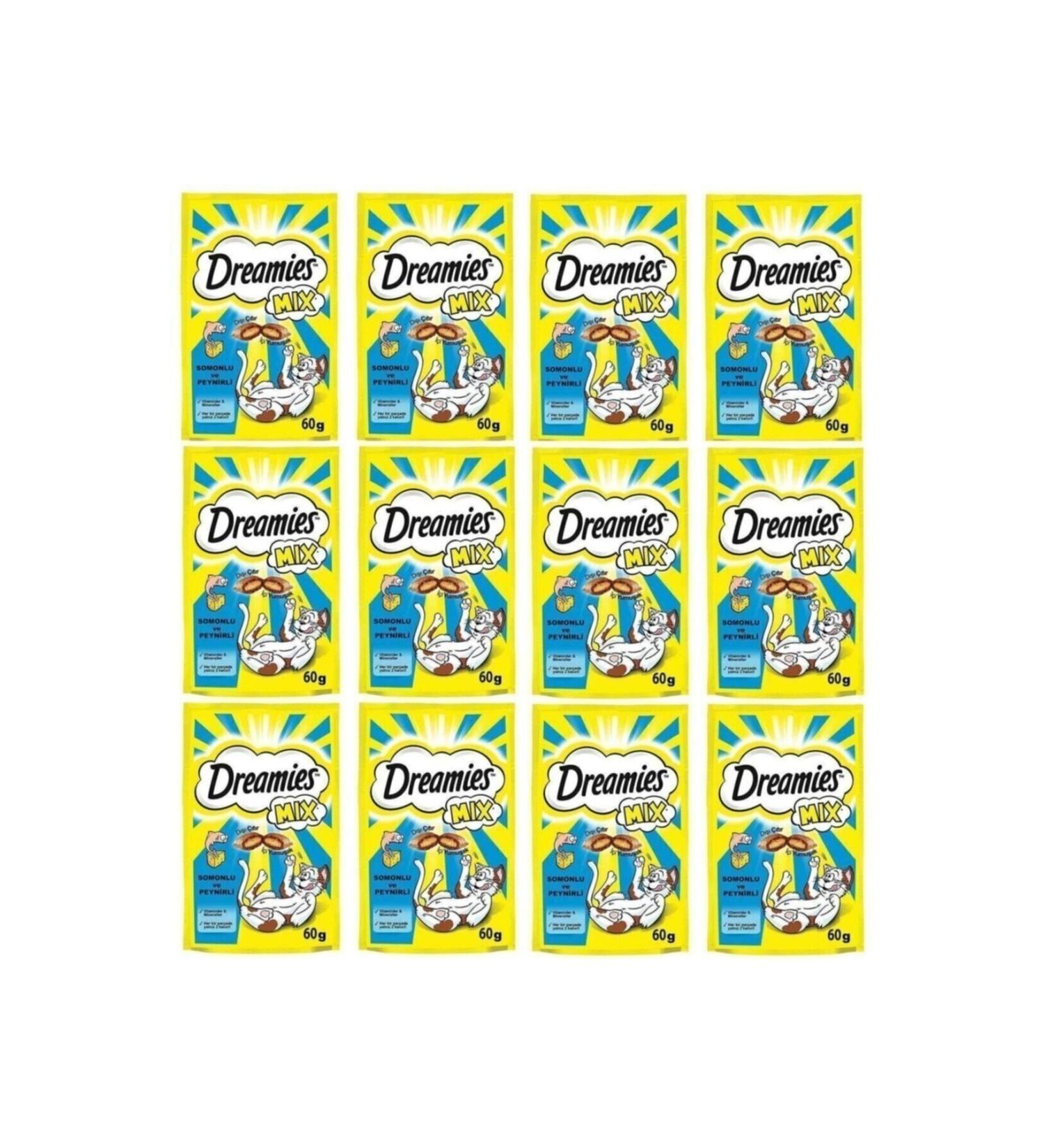 teknotrust Mix Salmon and Cheese Cat Award 60 Gr (12 Pieces)