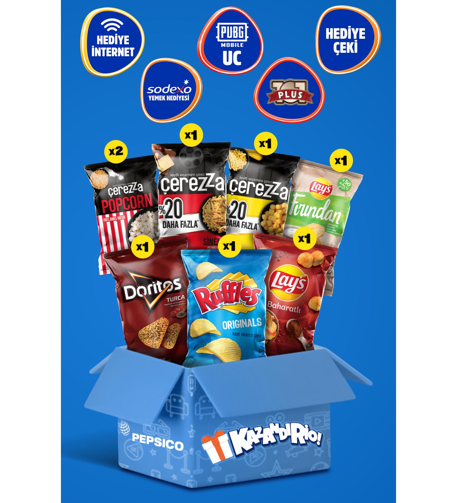 PepsiCo Series Chips Package (DORITOS RUFFLES LAY'S EREZZA) - Buy Online on GoSupps.com