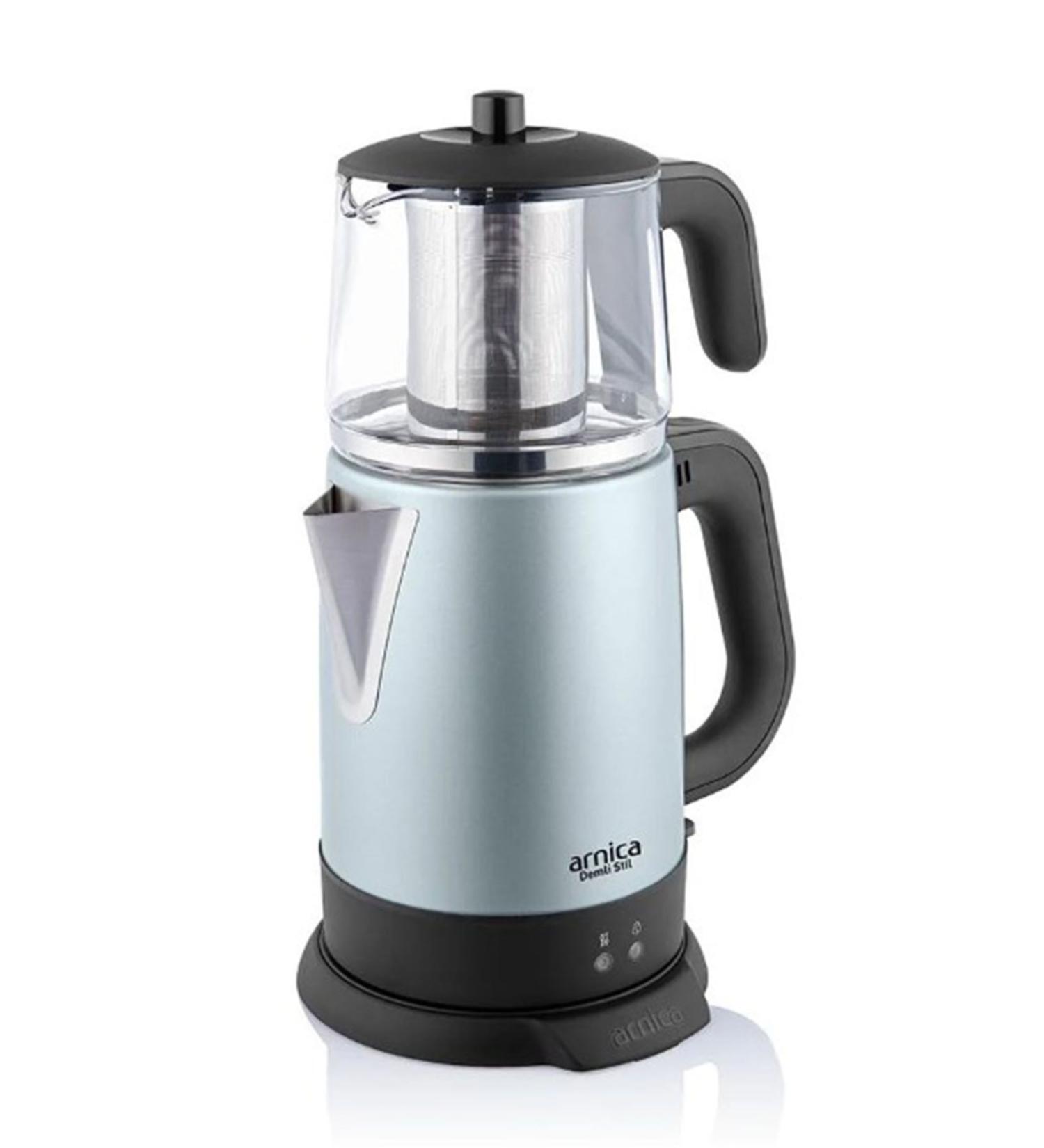Arnica Ih33203 Deml Stil Mint Green Glass Tea Maker