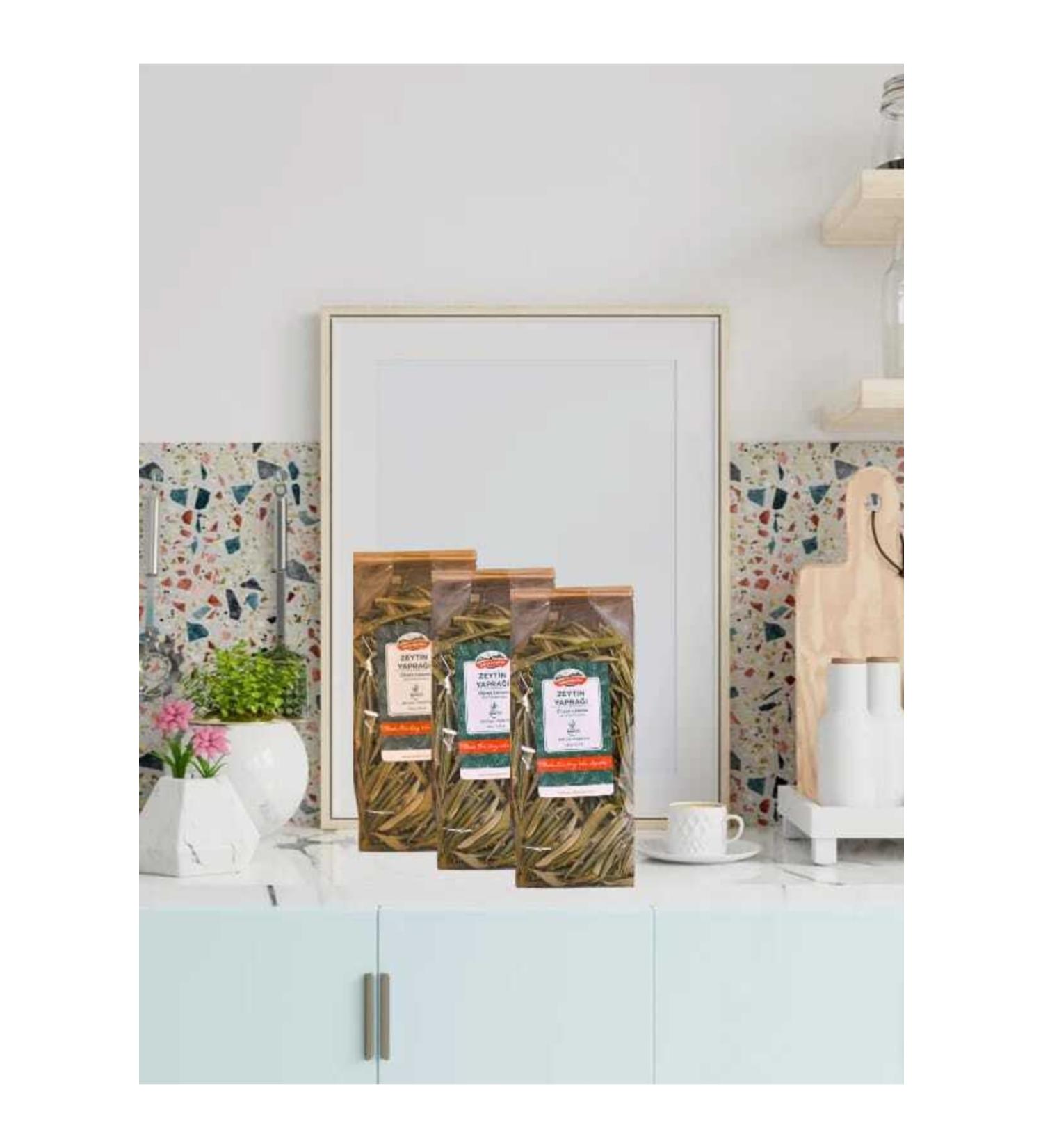 Olive Leaf Detox Tea From The Opposite Village - (120 GR X3 PIECES -3PACK) (From Our Own Garden And Natural)