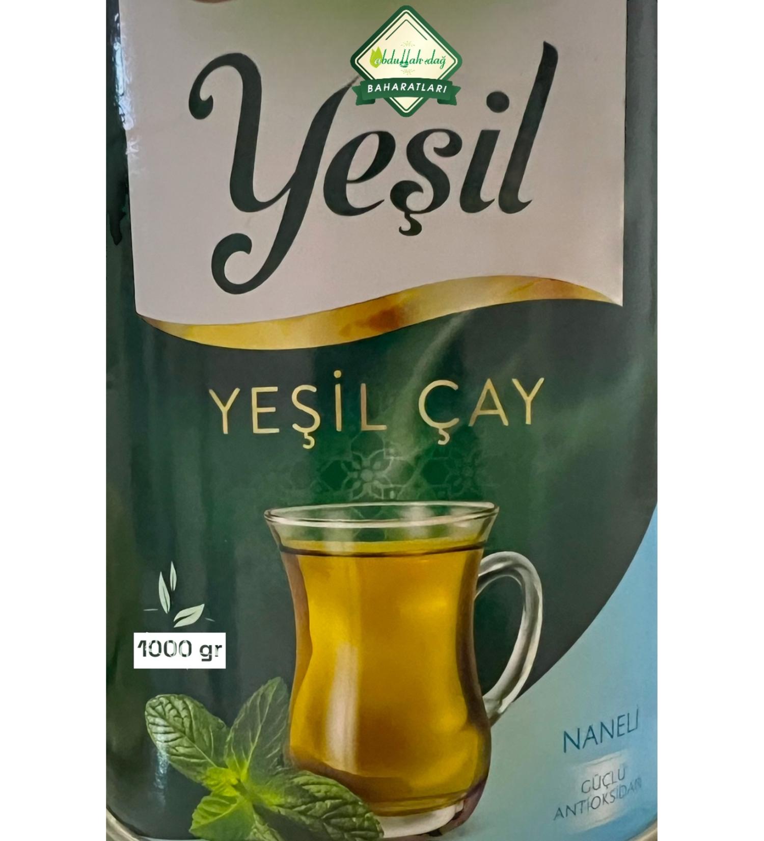 ABDULLAH DA Hatay Local Natural Mint Green Tea Leaf 1 Kg / 1000 Gr