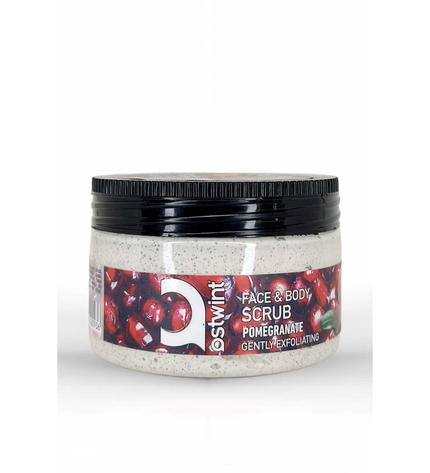 Ostwint Face and Body Peeling Scrub Skin Cleanser Smoothing Circulation Accelerator Pomegranate 300ml - Buy Online on GoSupps.com