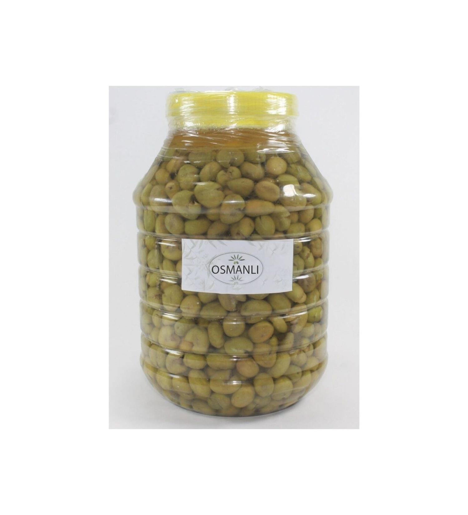 OTTOMAN PISTACHIO MANUFACTURING Hand-Cracked Green Olives Homemade Green Olives Stone-Cracked Green Olives (5 pieces)