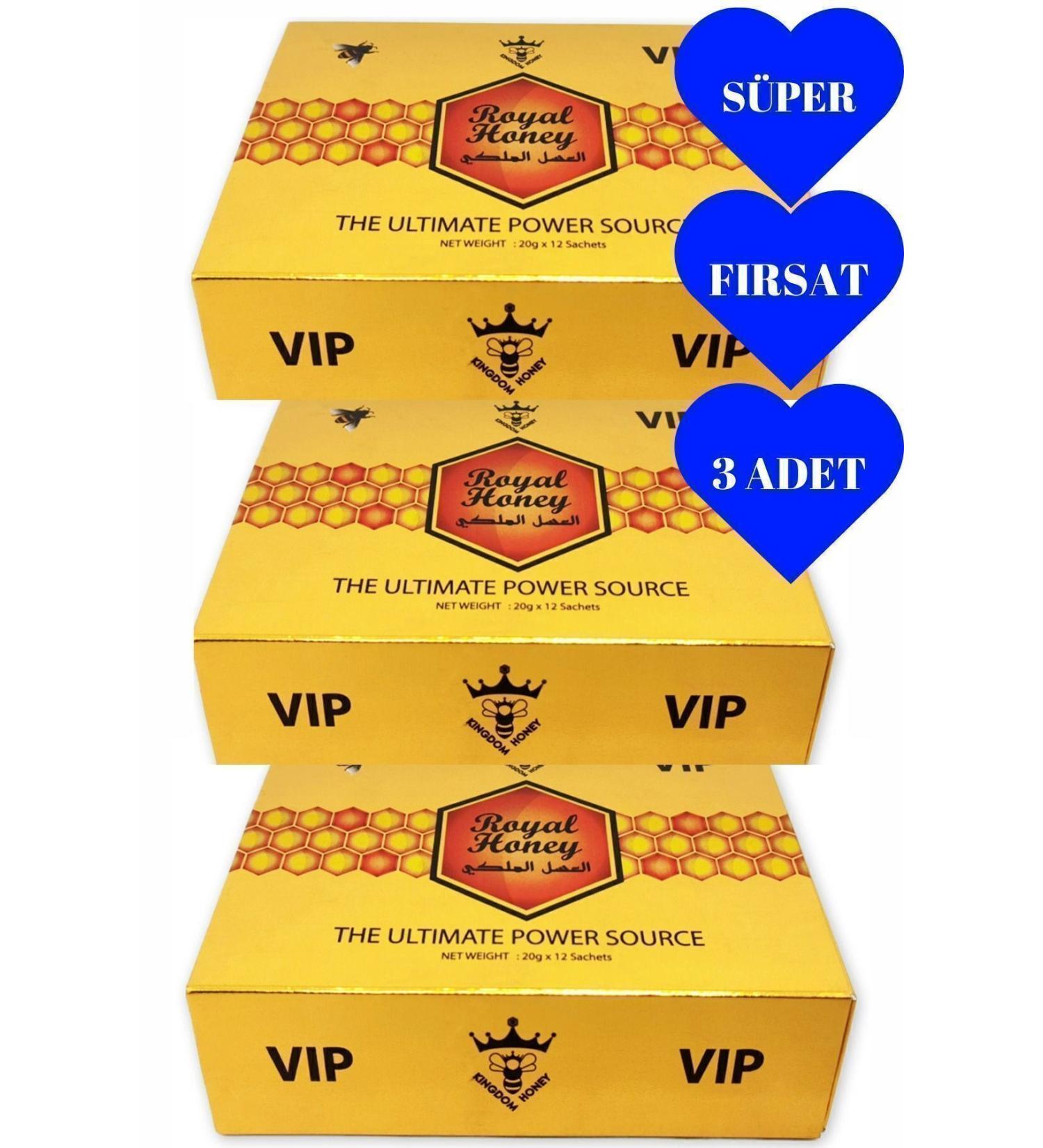 Vip 3 Pieces Erkeksin Honey Herbal Mixed Paste 12 X 20 gr - Buy Online on GoSupps.com