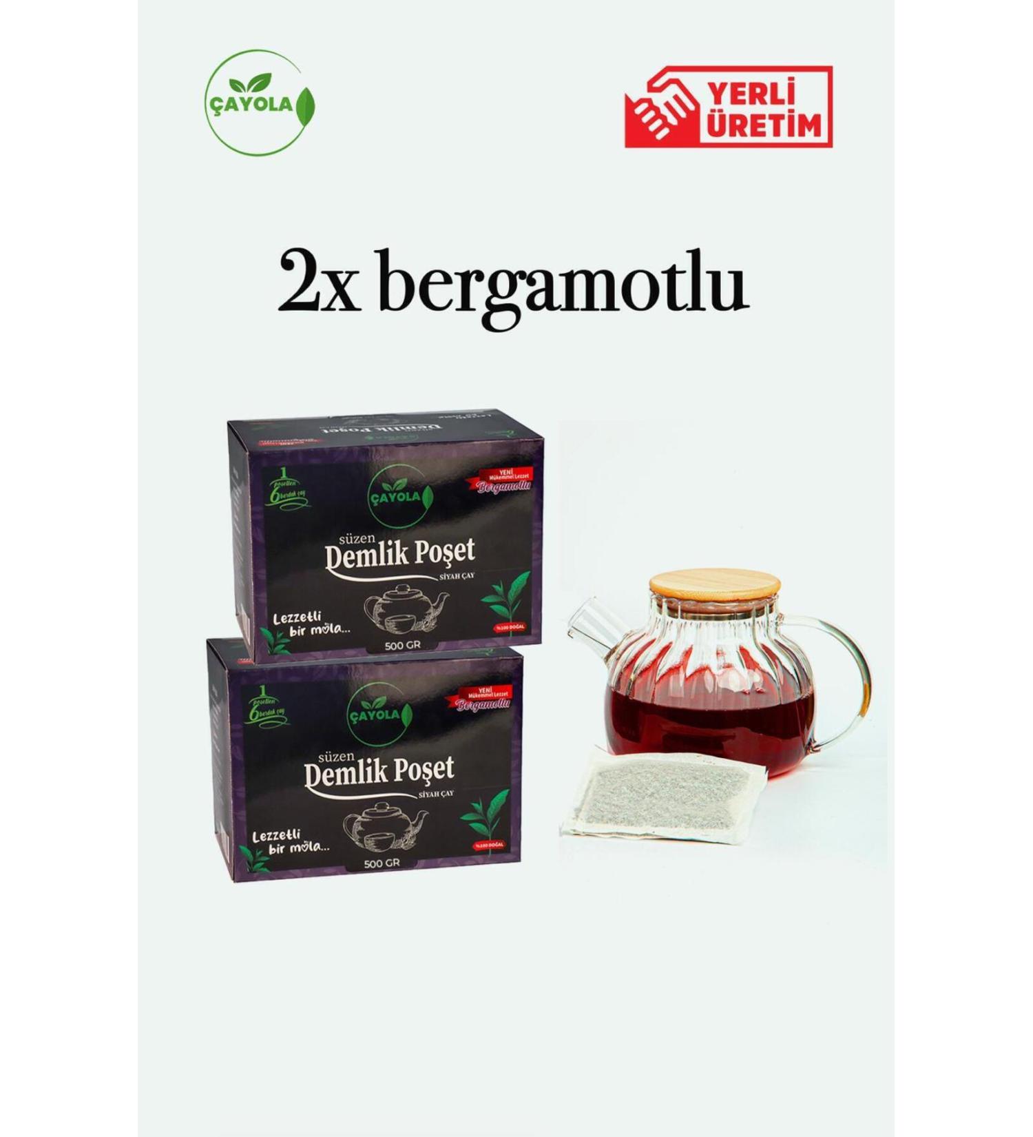 cayola 2-PIECE BERGAMOTTE TEAPOT BAGS PREMIUM TEA